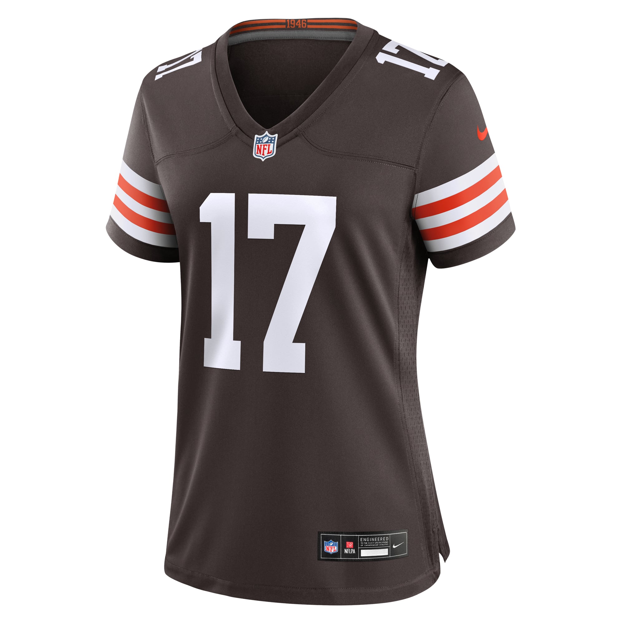 Jerome Baker Cleveland Browns Women's Team Game Jersey - Brown - Image 3