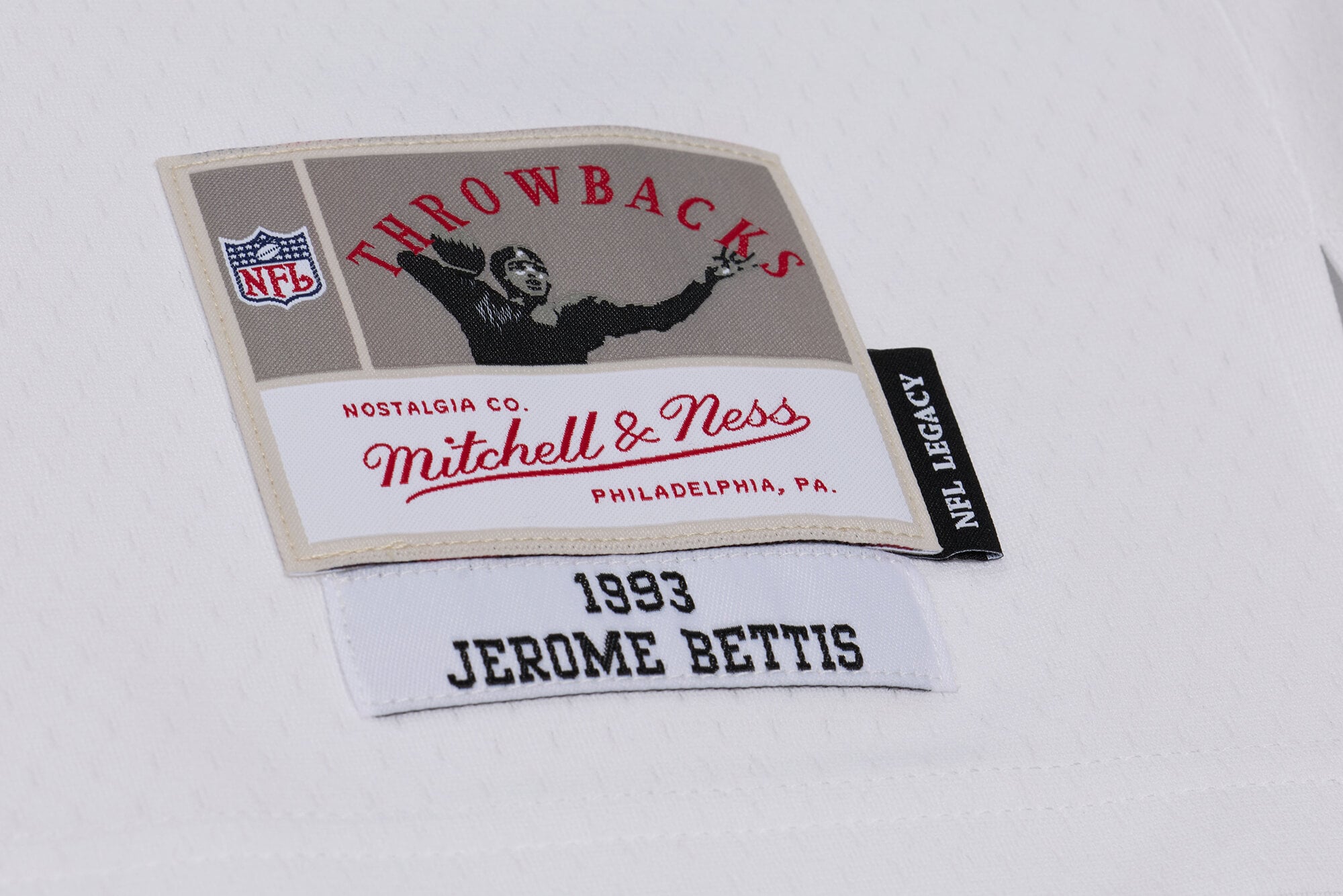 Jerome Bettis Los Angeles Rams Retired Legacy Player Jersey - White - Image 4