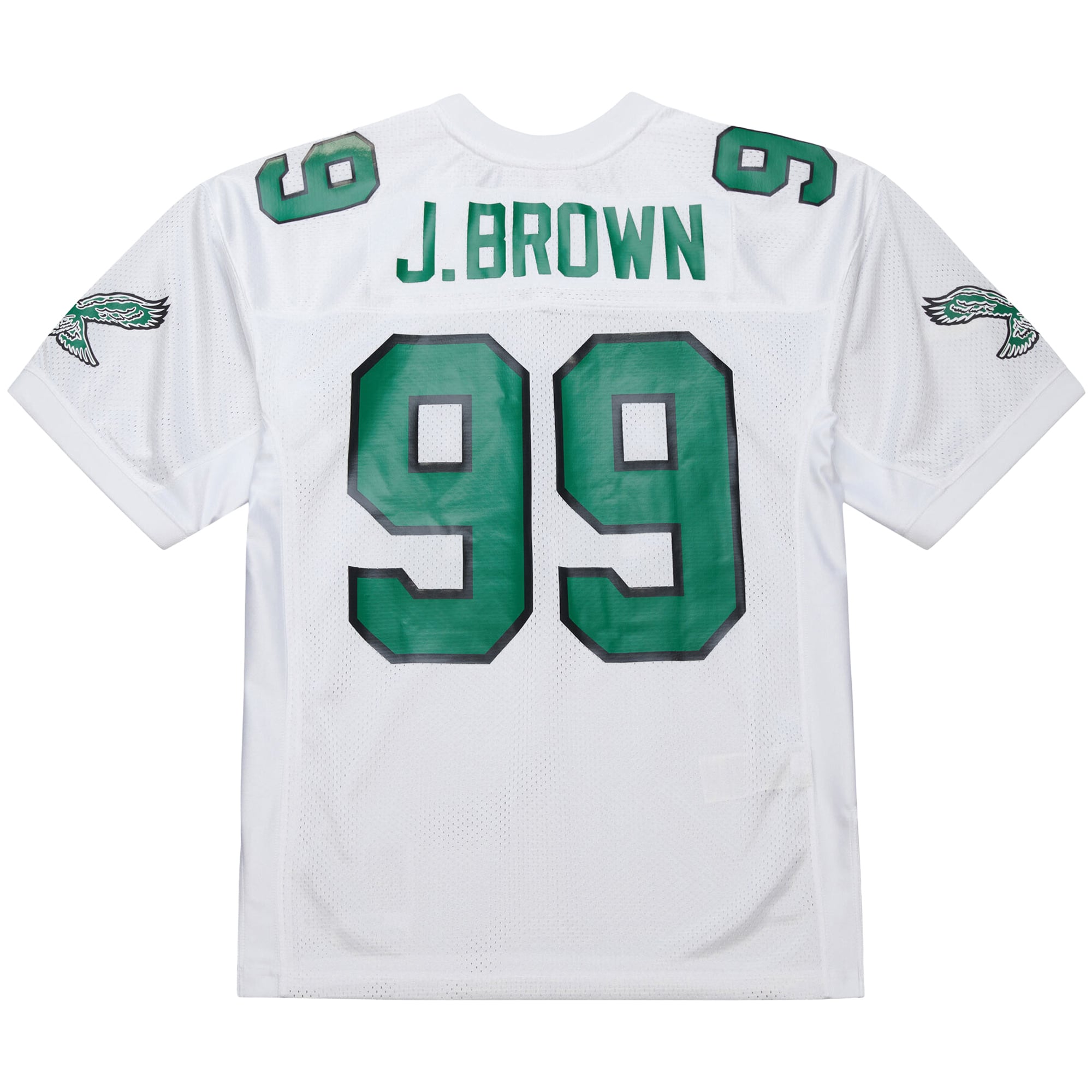 Jerome Brown Philadelphia Eagles 1991 Throwback Retired Player Jersey - White - Image 4