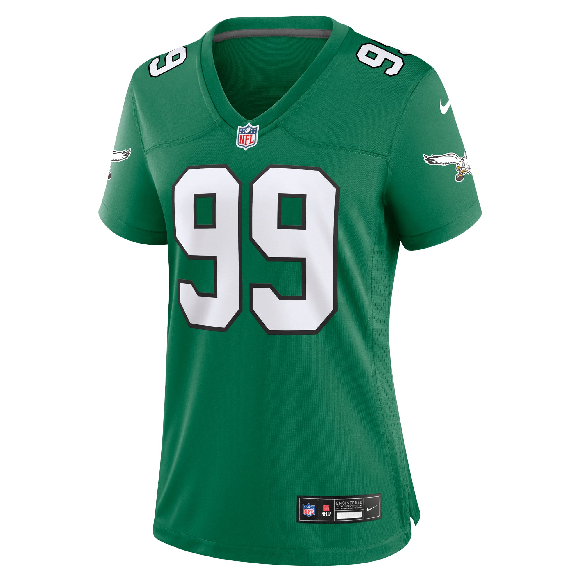 Jerome Brown Philadelphia Eagles Women's Alternate Game Jersey - Kelly Green - Image 3