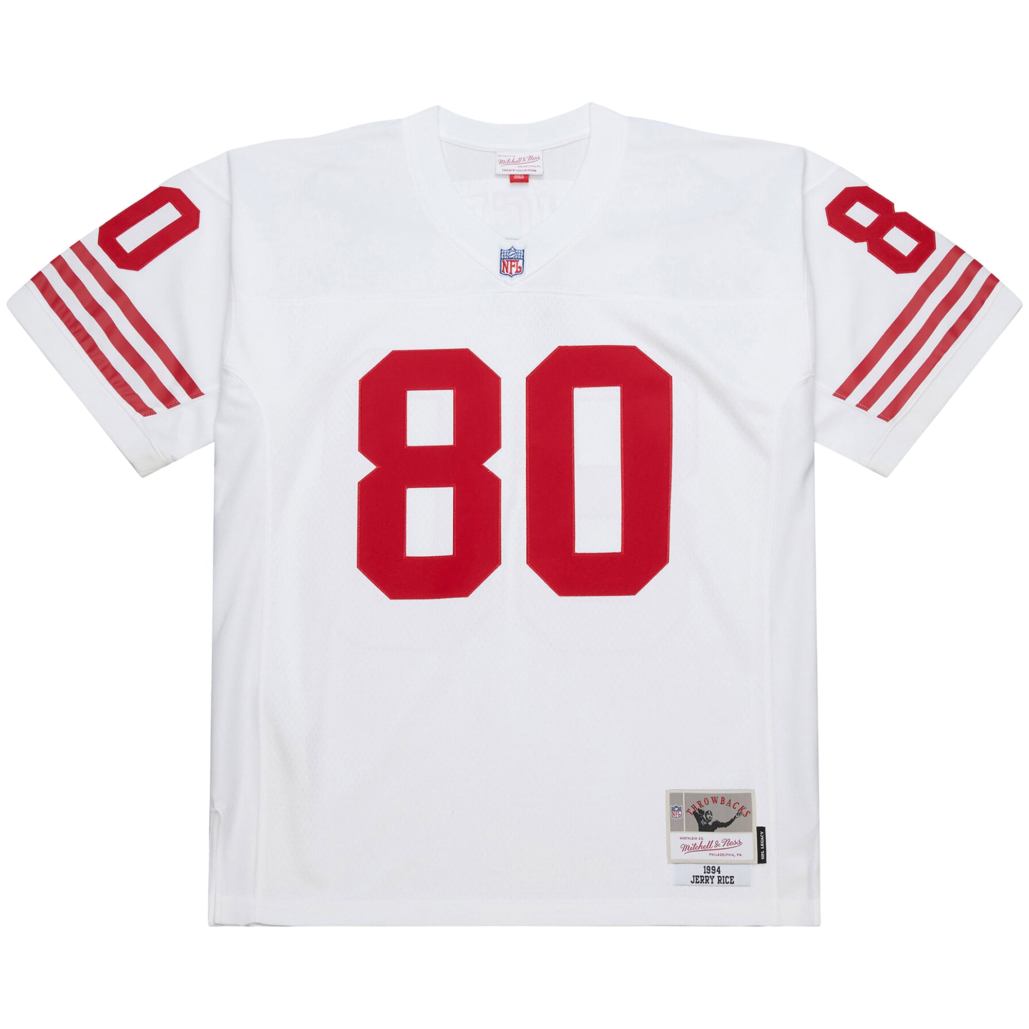 Jerry Rice San Francisco 49ers 1994 Legacy Jersey - White - Image 3