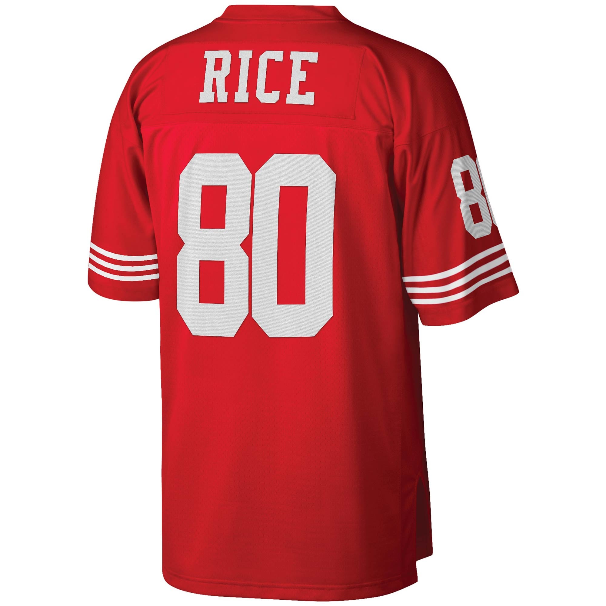 Jerry Rice San Francisco 49ers Big & Tall 1990 Retired Player Jersey - Scarlet - Image 4