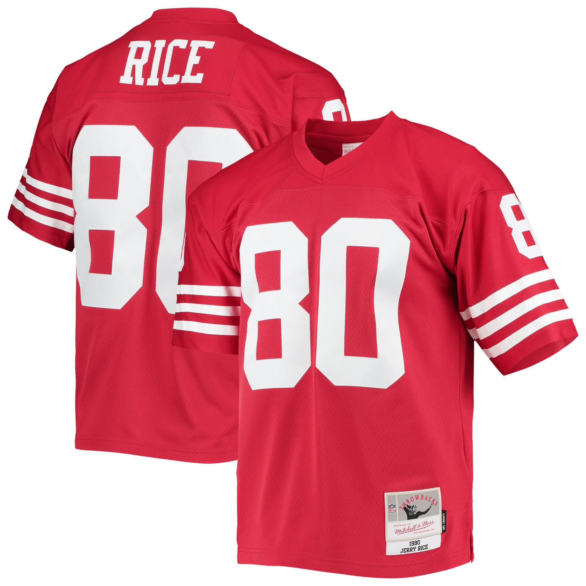 Jerry Rice San Francisco 49ers Legacy Jersey - Scarlet - Image 2