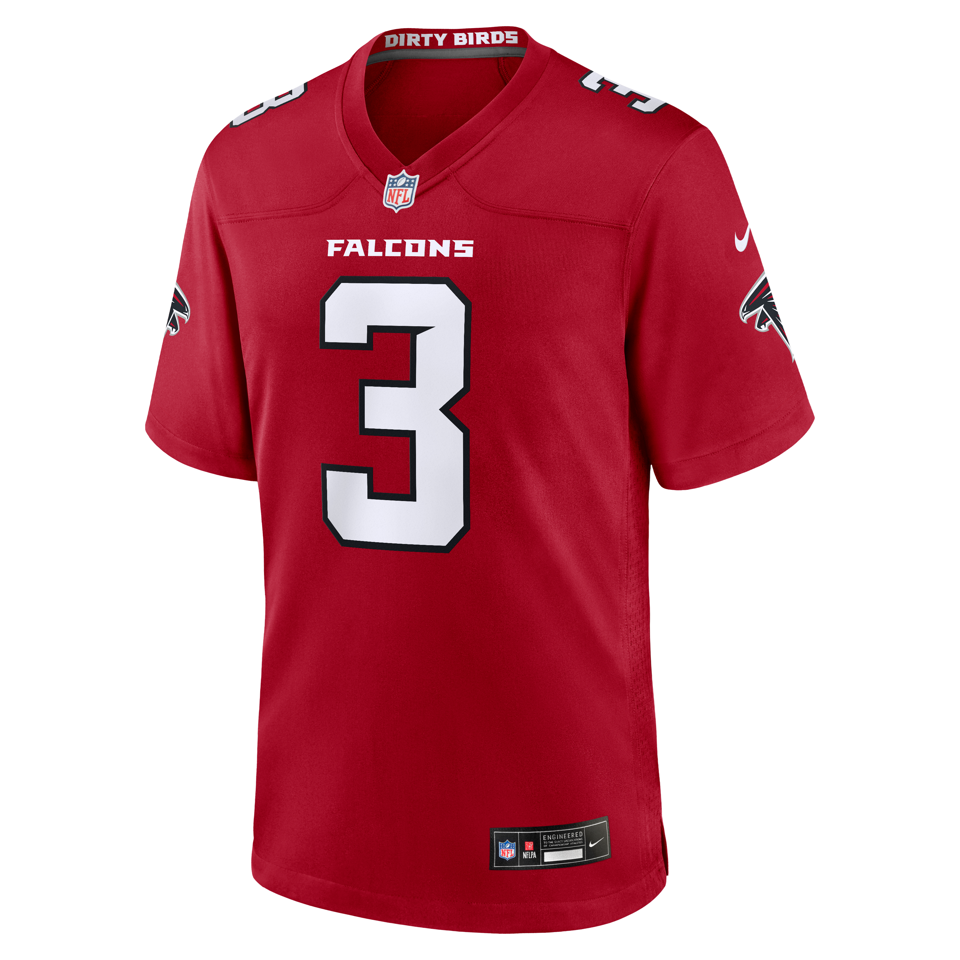 Jessie Bates III Atlanta Falcons Game Jersey - Red - Image 8