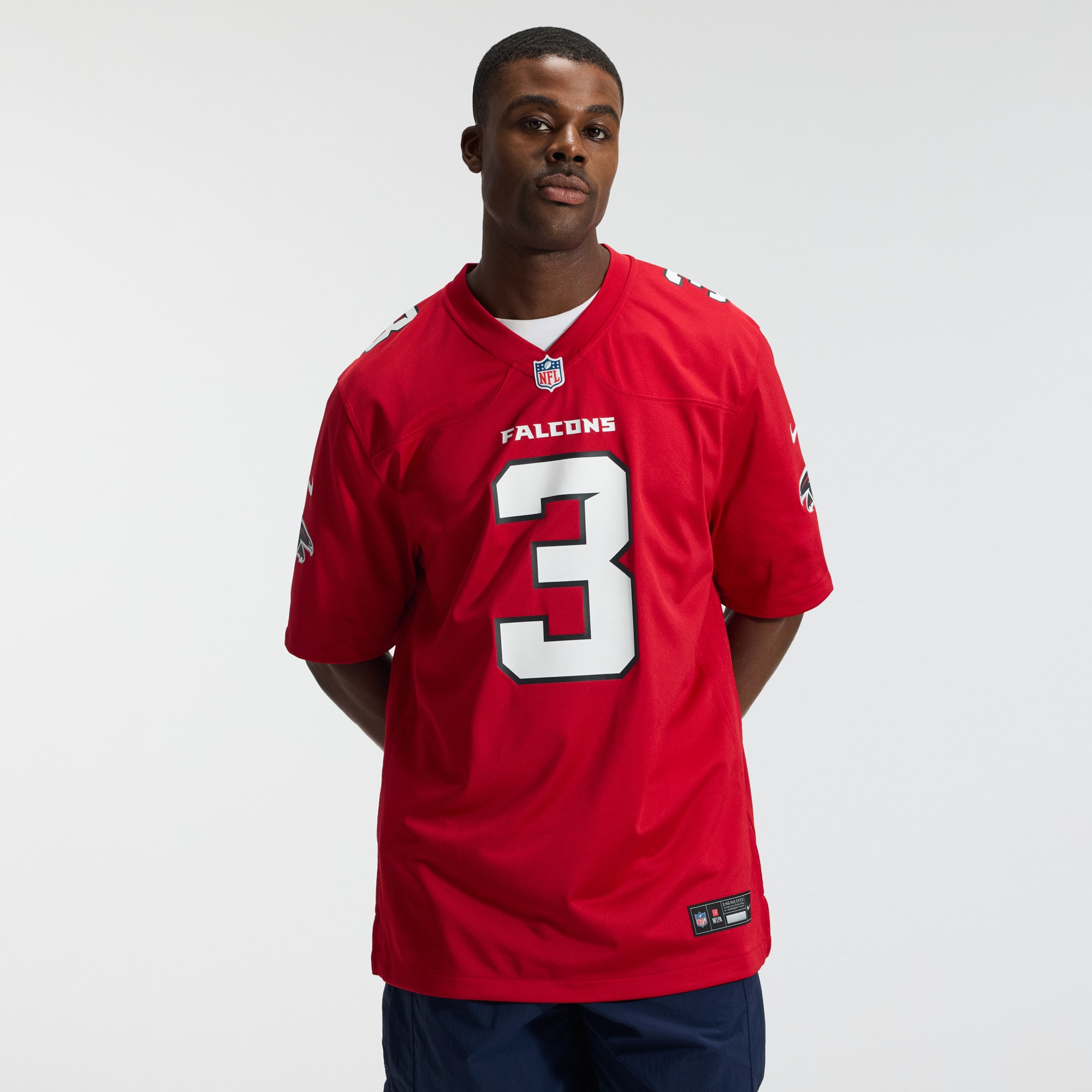 Jessie Bates III Atlanta Falcons Game Jersey - Red - Image 4