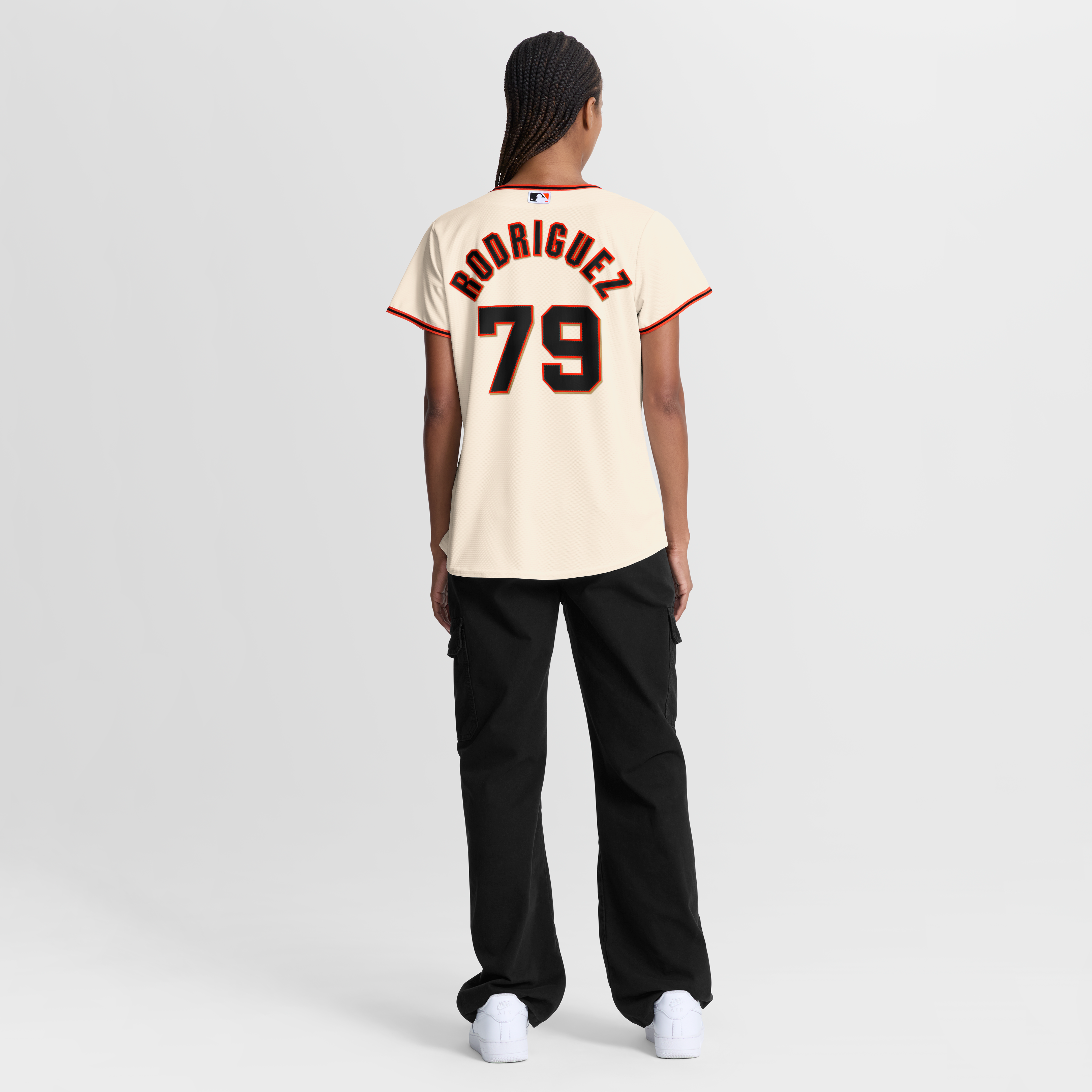 Jesus Rodriguez San Francisco Giants Women's Home Jersey - Cream - Image 4