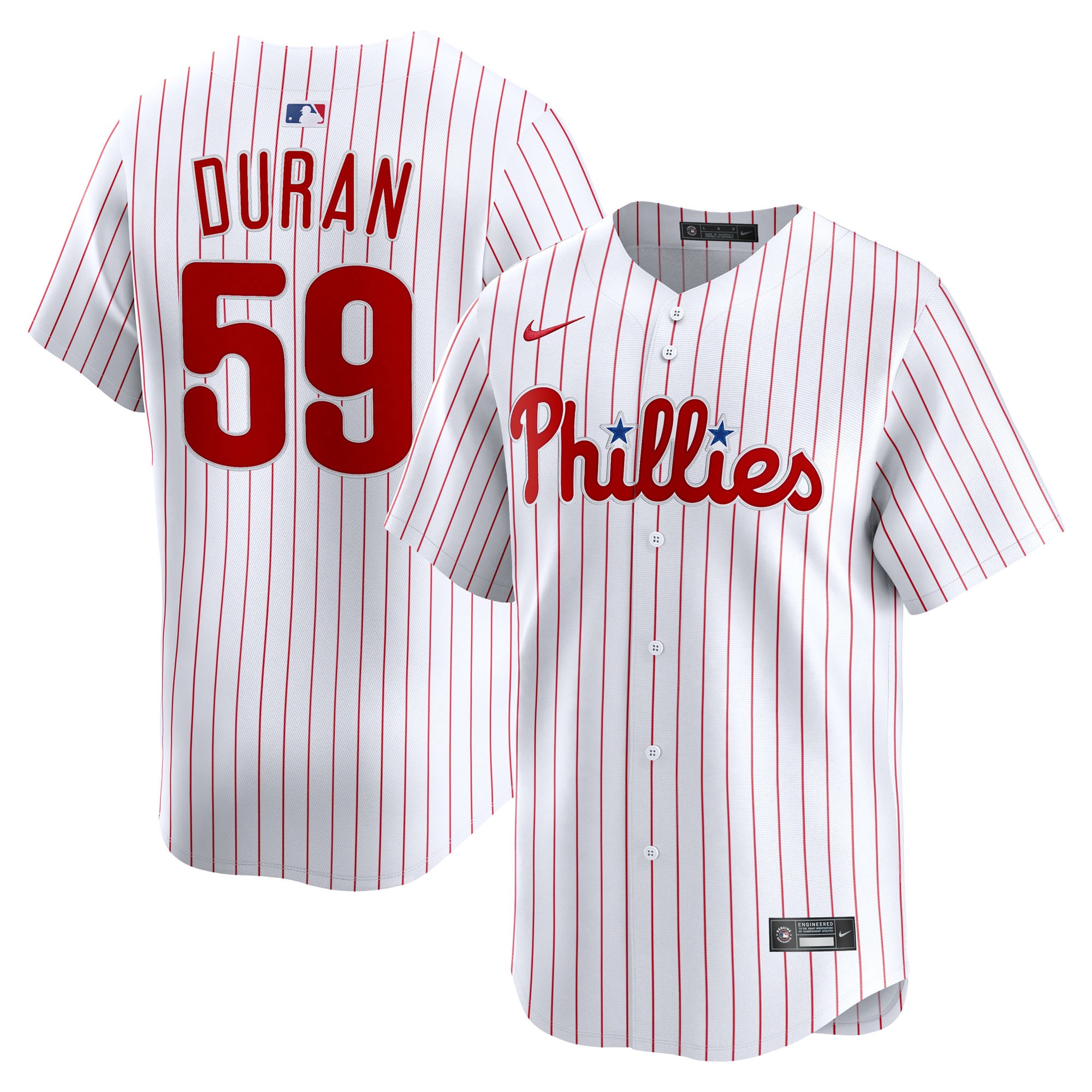 Jhoan Duran Philadelphia Phillies Home Limited Player Jersey - White