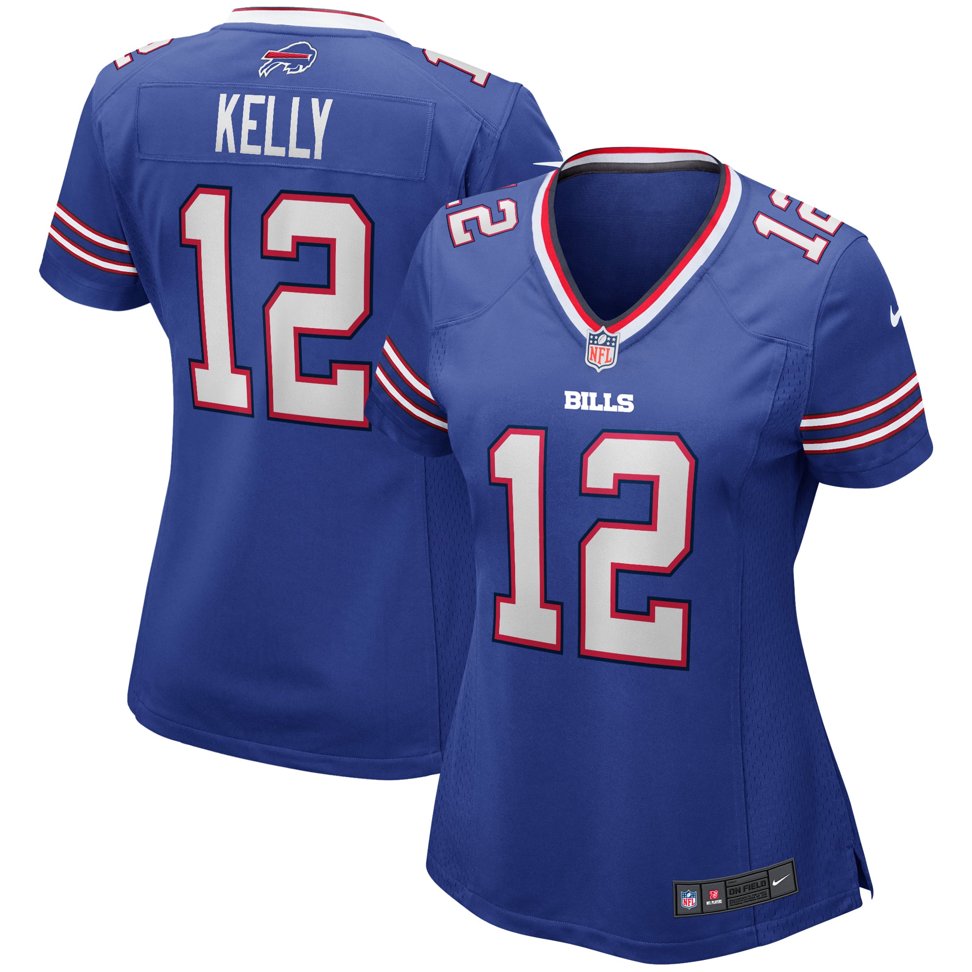 Jim Kelly Buffalo Bills Women's Game Retired Player Jersey - Royal - Image 2