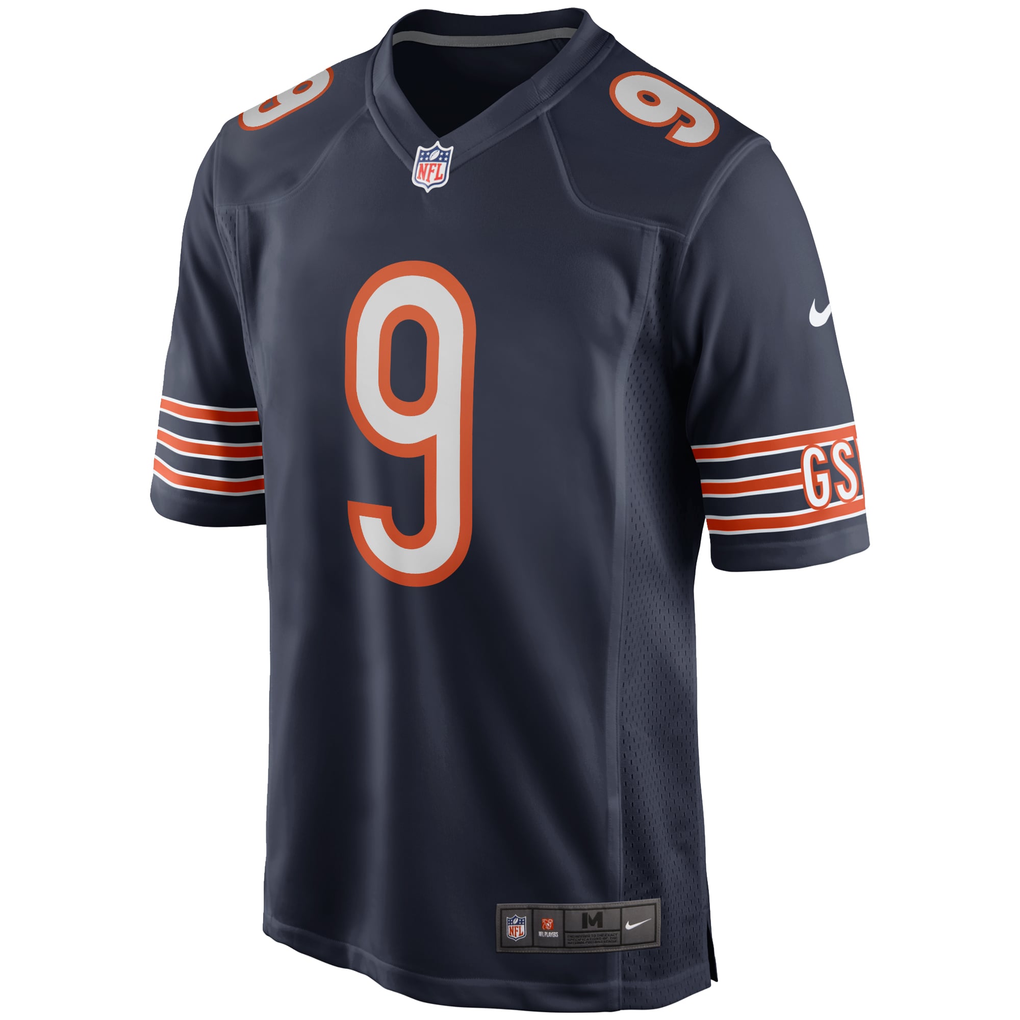 Jim McMahon Chicago Bears Game Retired Player Jersey - Navy - Image 3
