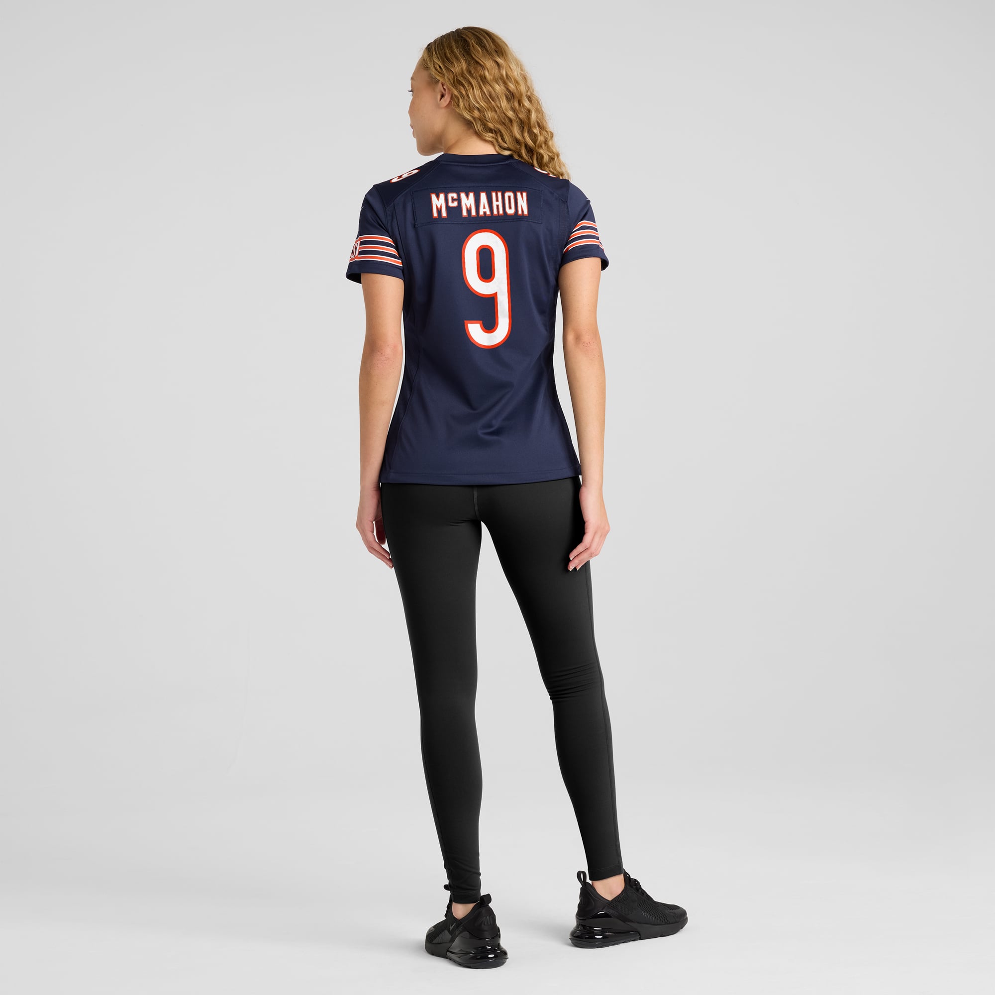 Jim McMahon Chicago Bears Women's Game Retired Player Jersey - Navy - Image 6