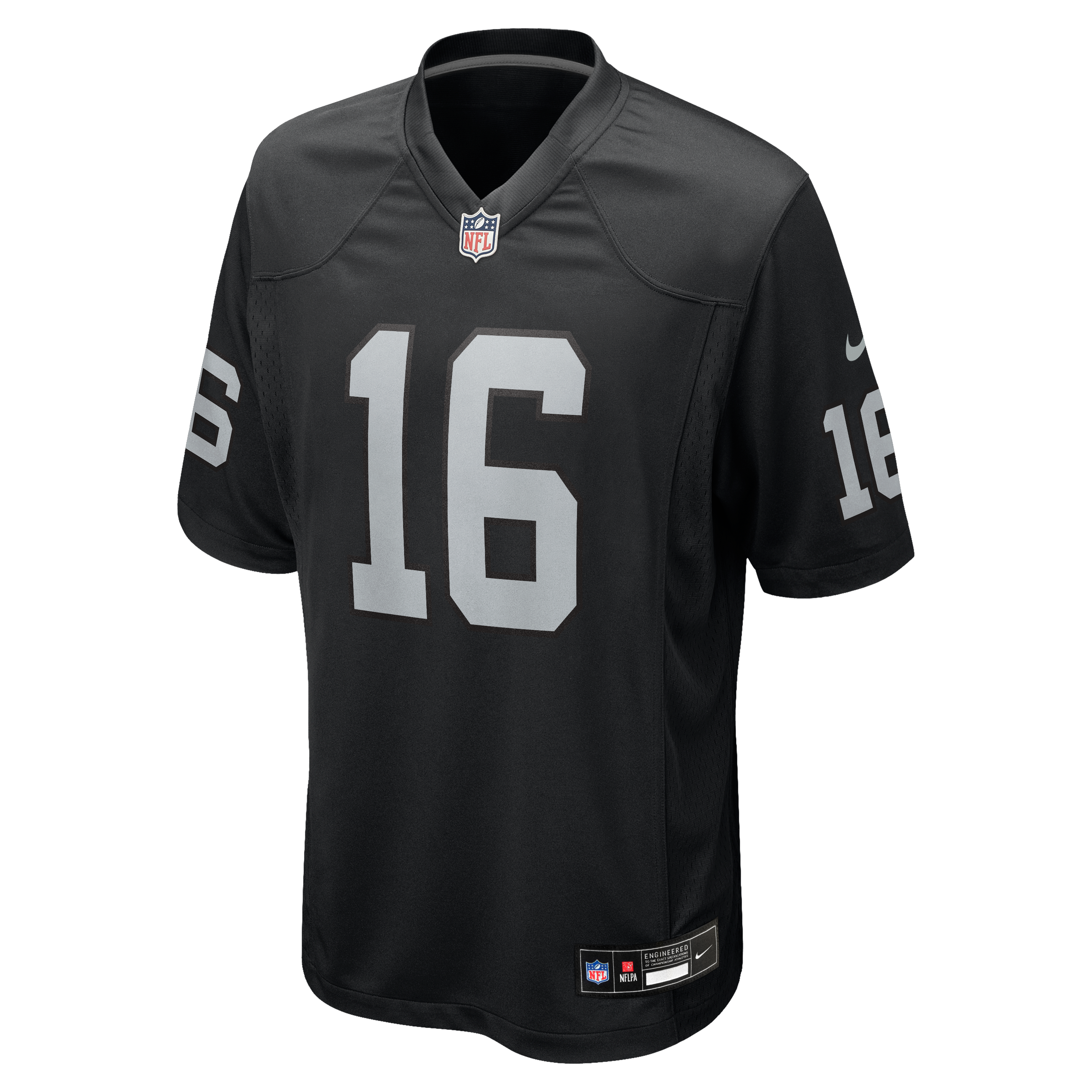 Jim Plunkett Las Vegas Raiders Game Retired Player Jersey - Black - Image 3