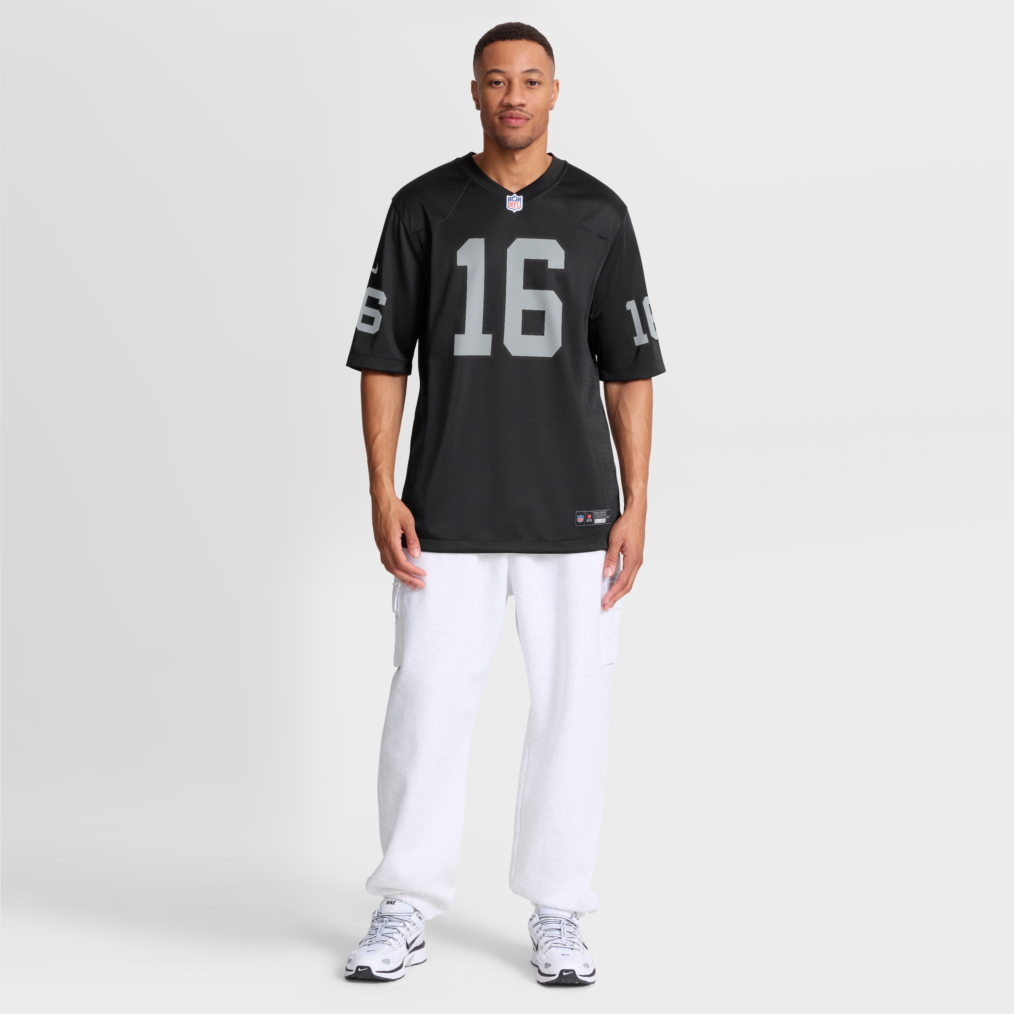 Jim Plunkett Las Vegas Raiders Game Retired Player Jersey - Black - Image 8