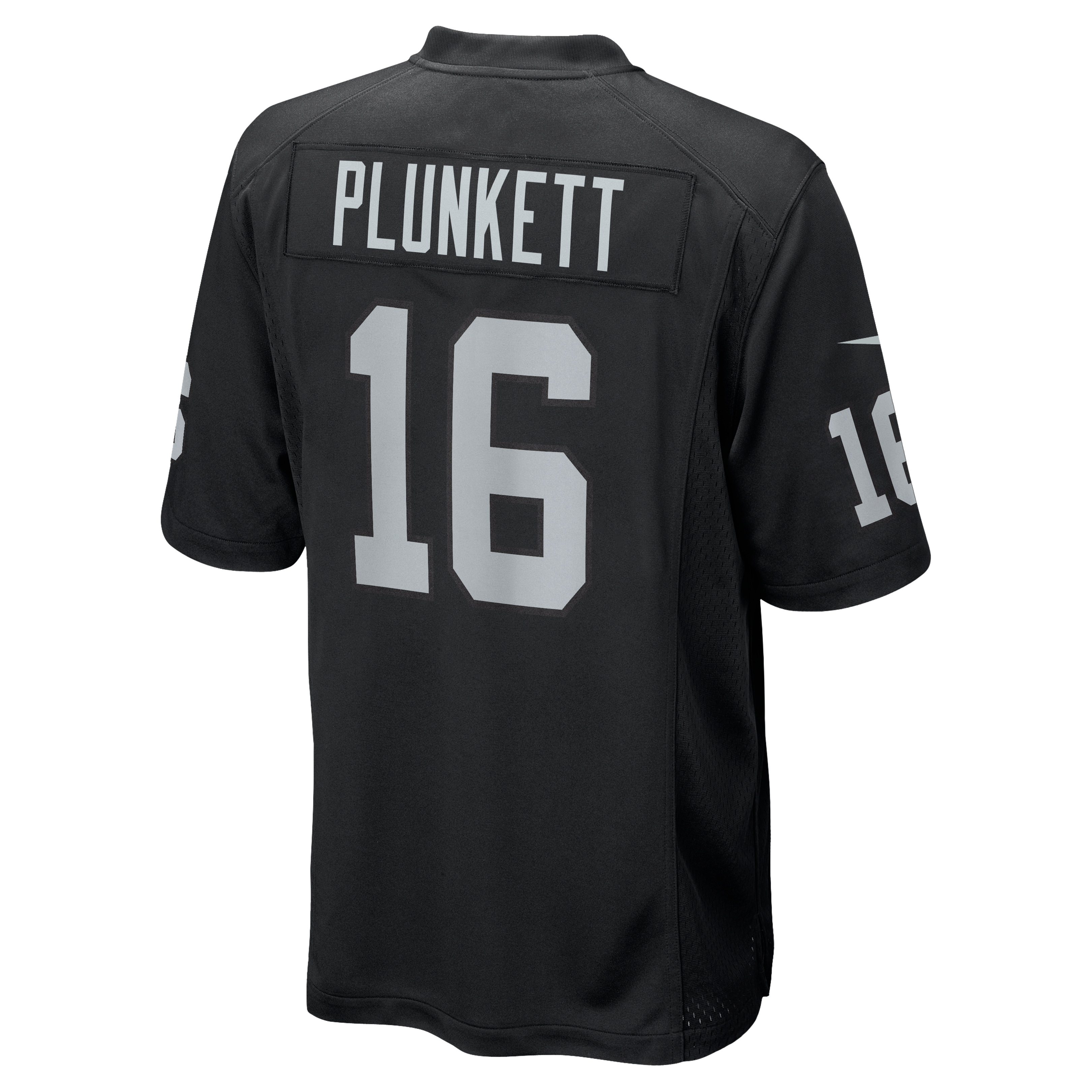 Jim Plunkett Las Vegas Raiders Game Retired Player Jersey - Black - Image 4