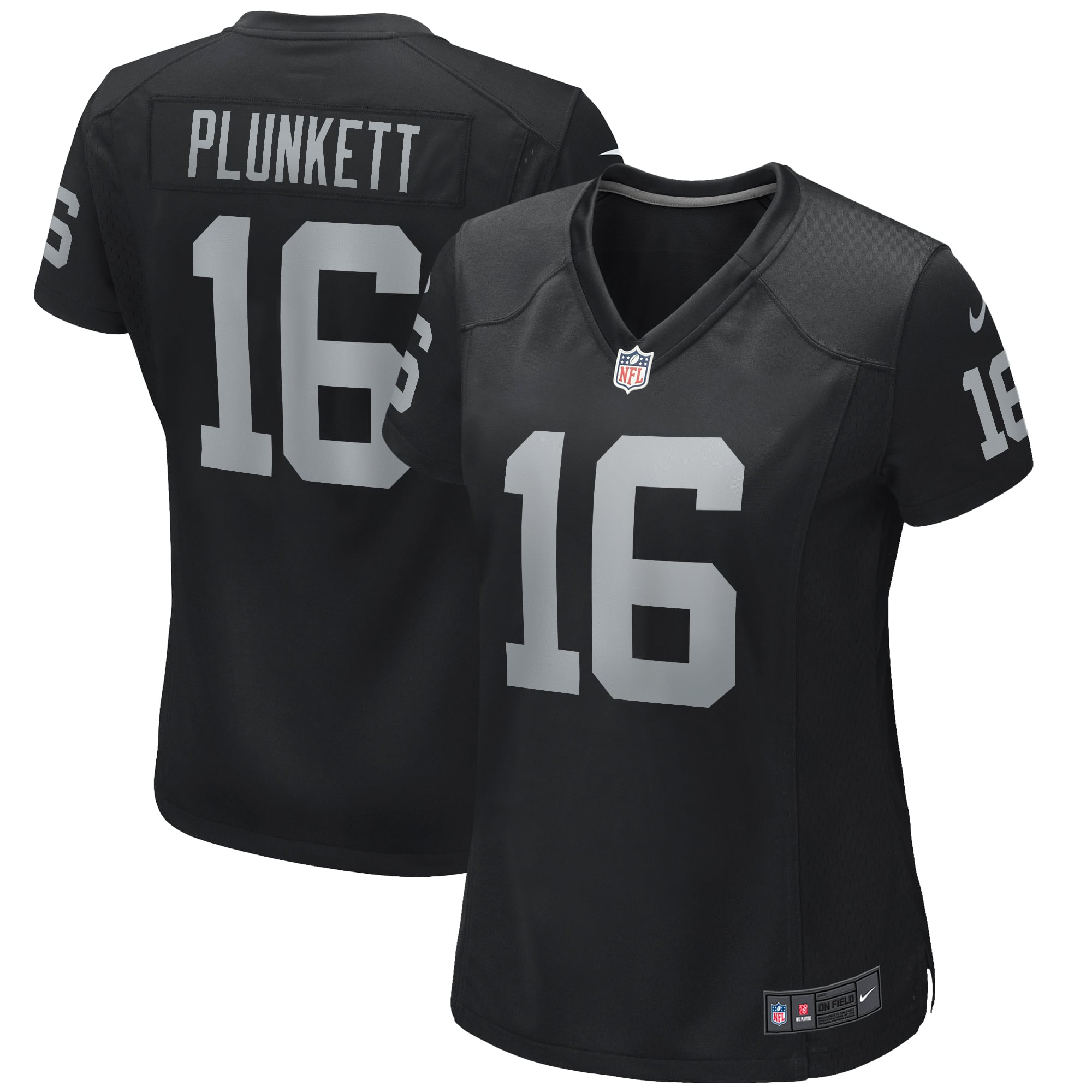 Jim Plunkett Las Vegas Raiders Women's Game Retired Player Jersey - Black - Image 2