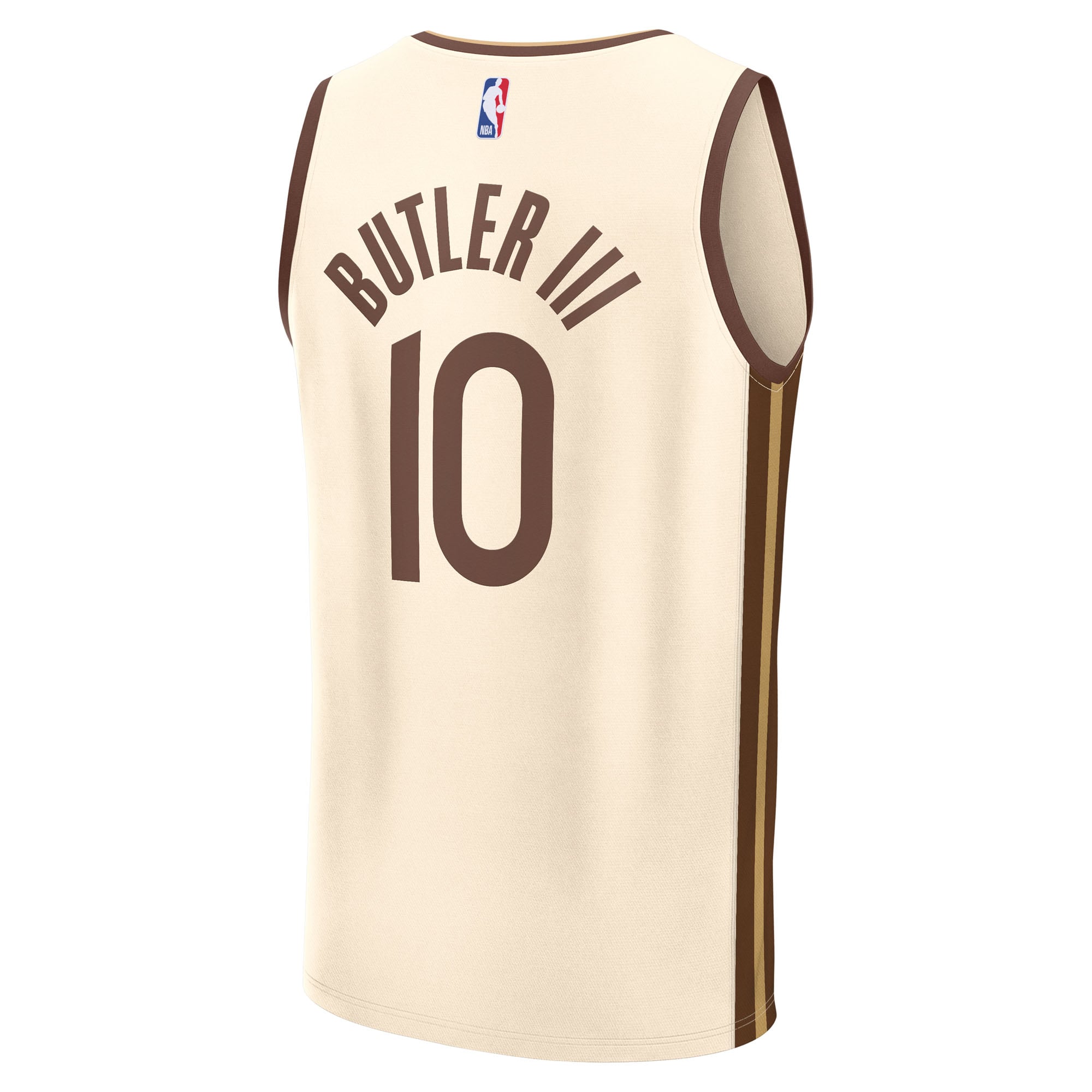 Jimmy Butler III Golden State Warriors Youth 2025/26 City Edition Fast Break Jersey - Tan - Image 4