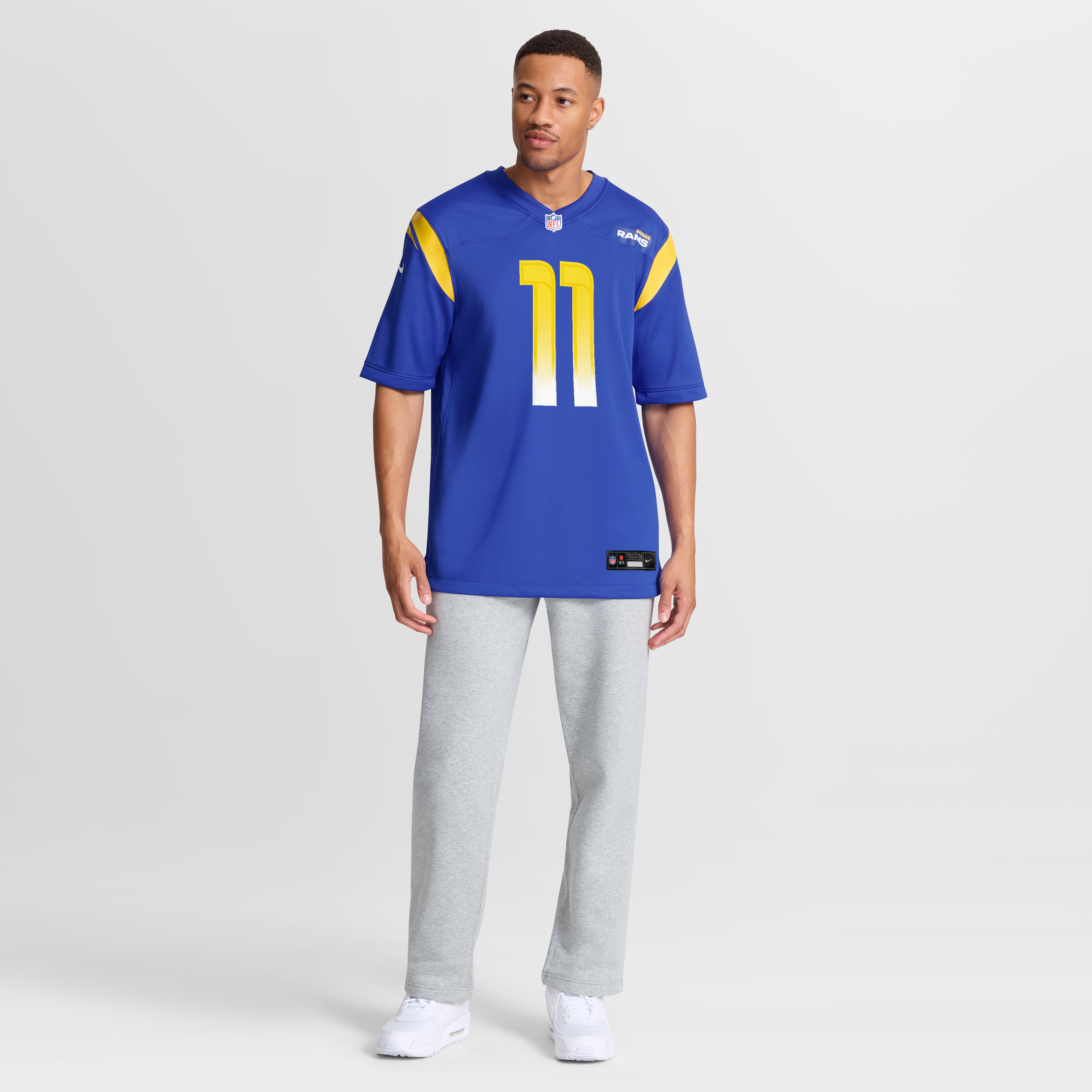 Jimmy Garoppolo Los Angeles Rams Game Jersey - Royal - Image 8