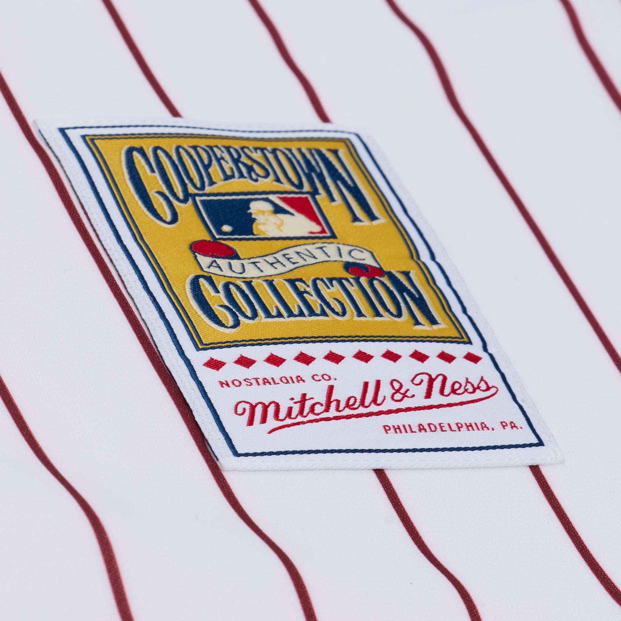 Jimmy Rollins Philadelphia Phillies 2003 Cooperstown Collection Jersey - White - Image 8
