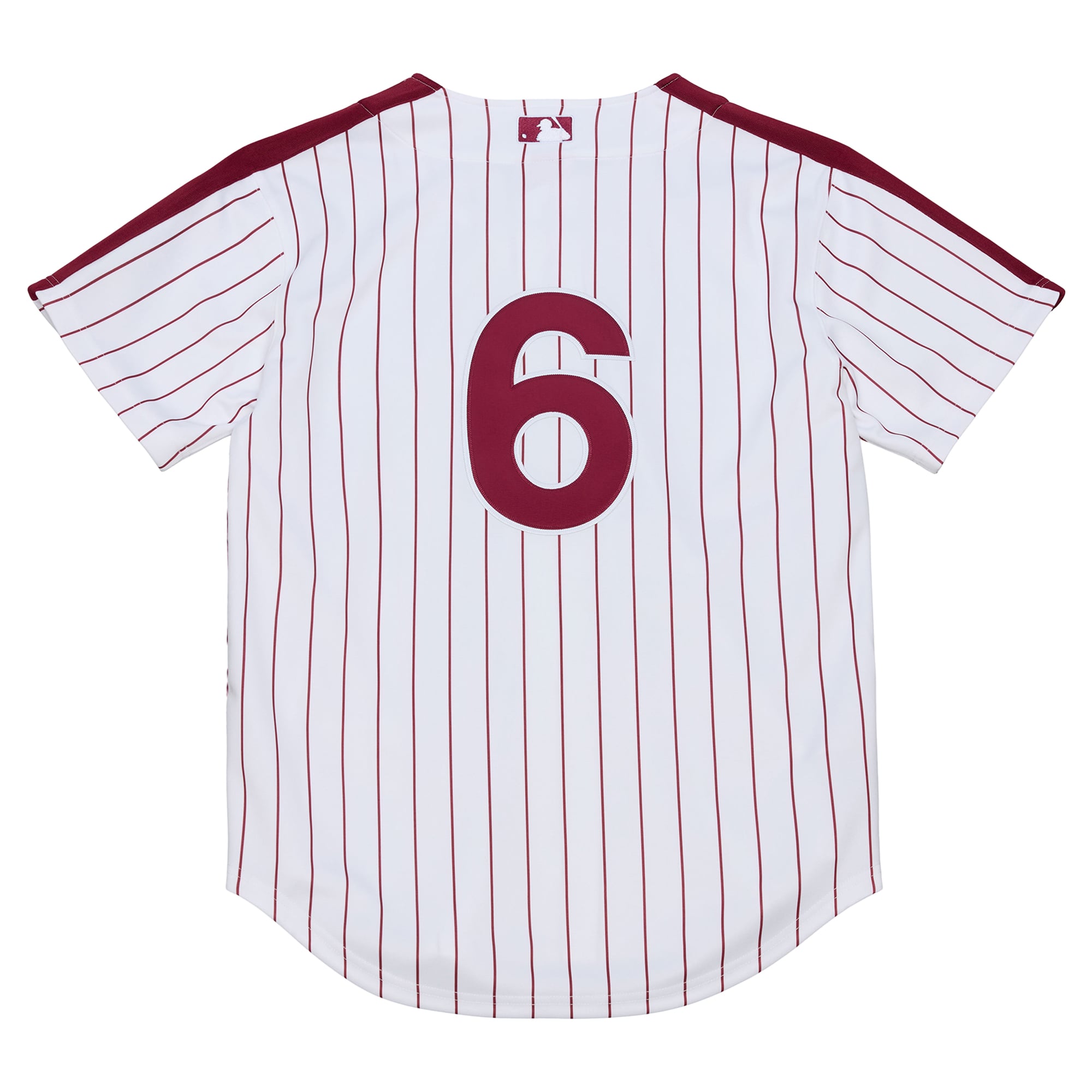 Jimmy Rollins Philadelphia Phillies 2003 Cooperstown Collection Jersey - White - Image 4