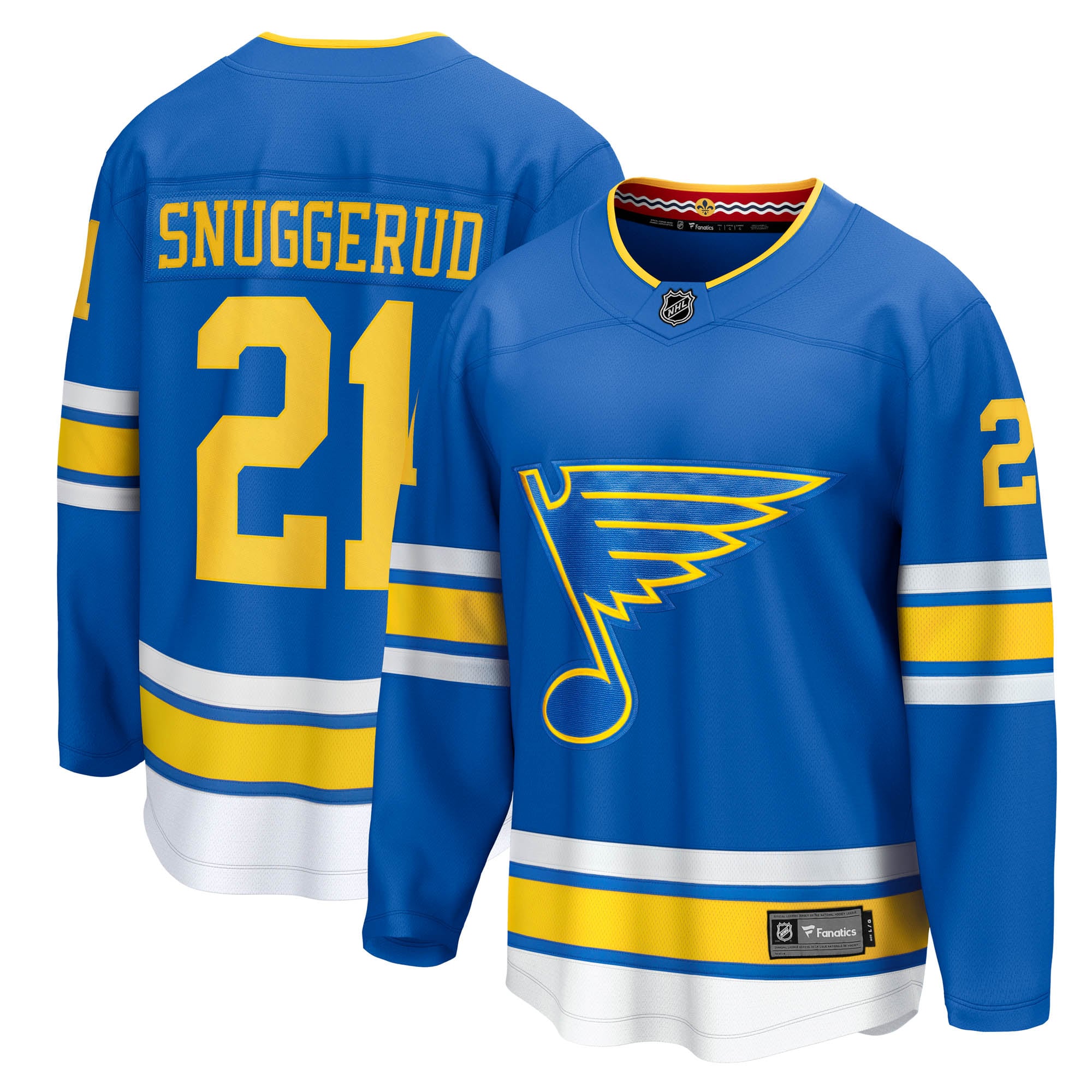 Jimmy Snuggerud St. Louis Blues Home Breakaway Jersey - Blue