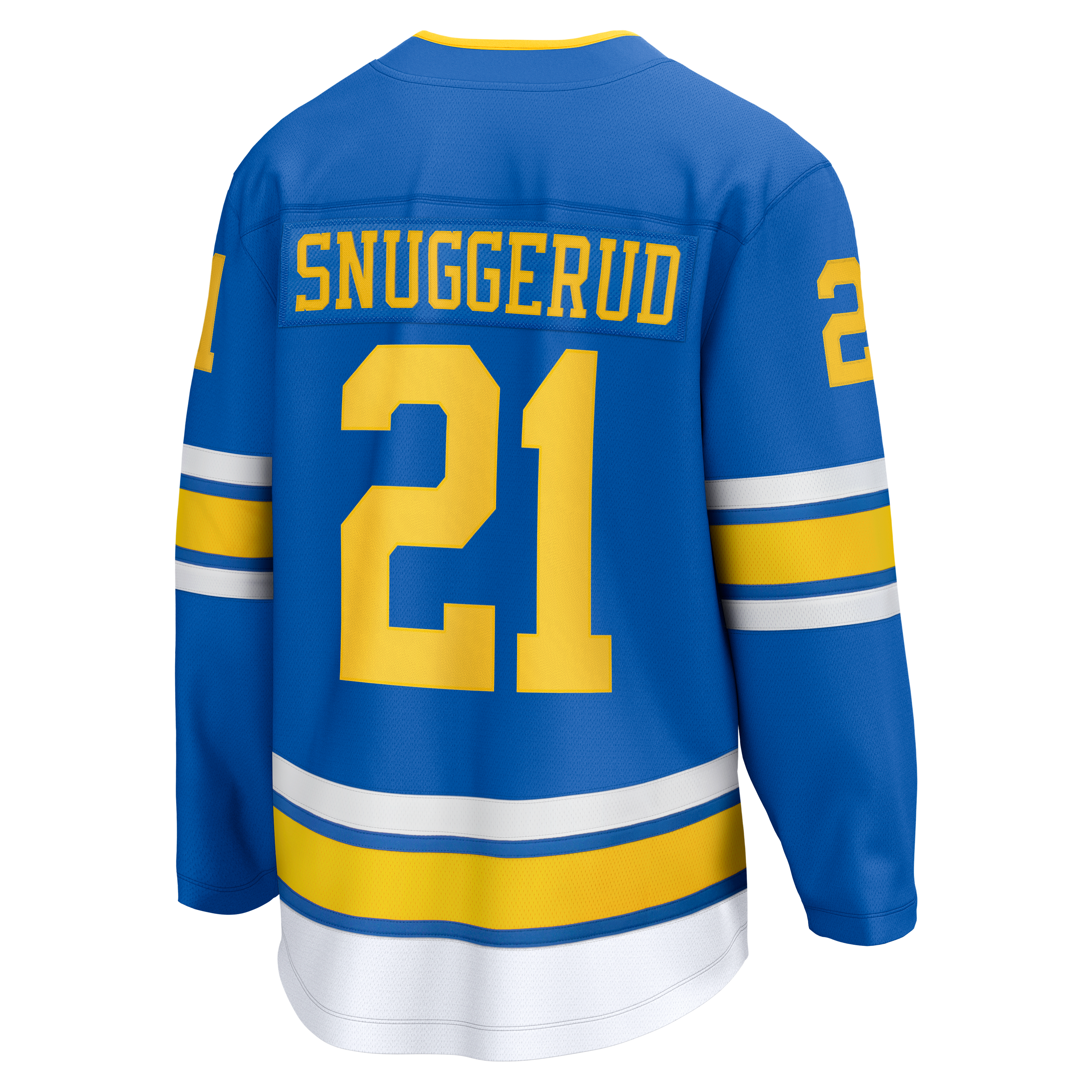 Jimmy Snuggerud St. Louis Blues Home Breakaway Jersey - Blue - Image 4