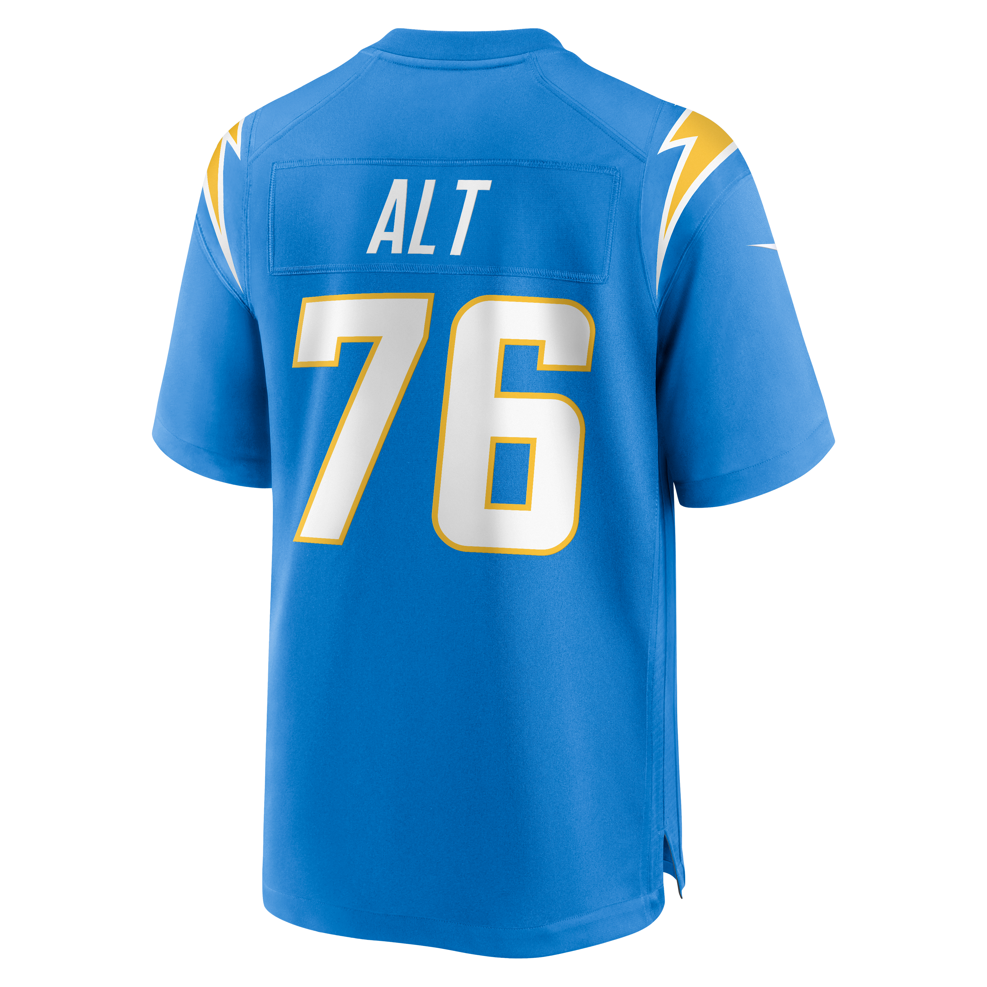Joe Alt Los Angeles Chargers Alternate Super Chargers Game Player Jersey - Powder Blue - Image 4