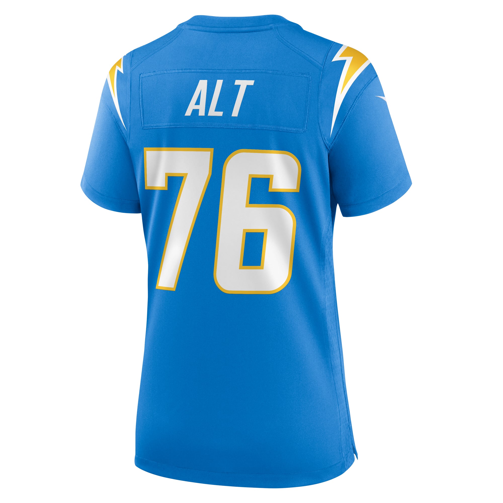 Joe Alt Los Angeles Chargers Women's 2024 Draft First Round Pick Player Game Jersey - Powder Blue - Image 4