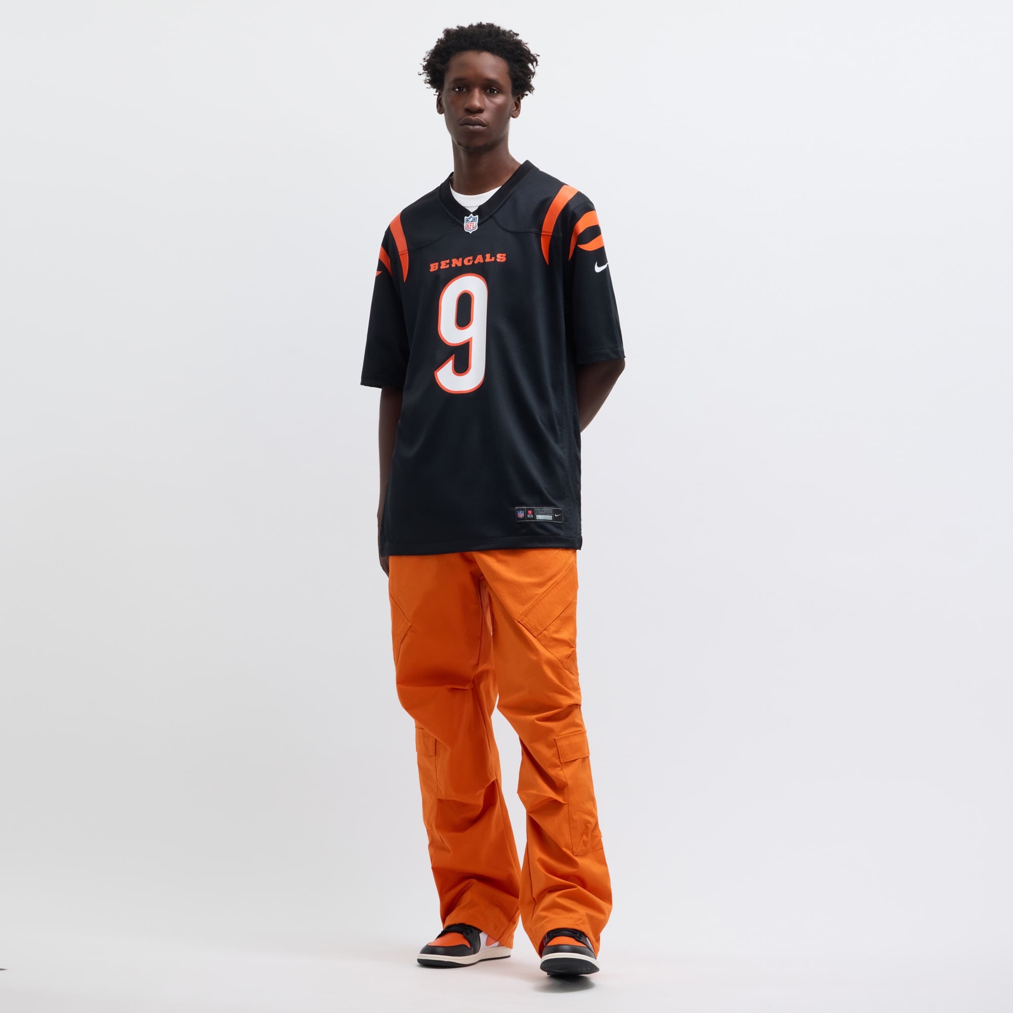 Joe Burrow Cincinnati Bengals Alternate Game Jersey - Black - Image 7