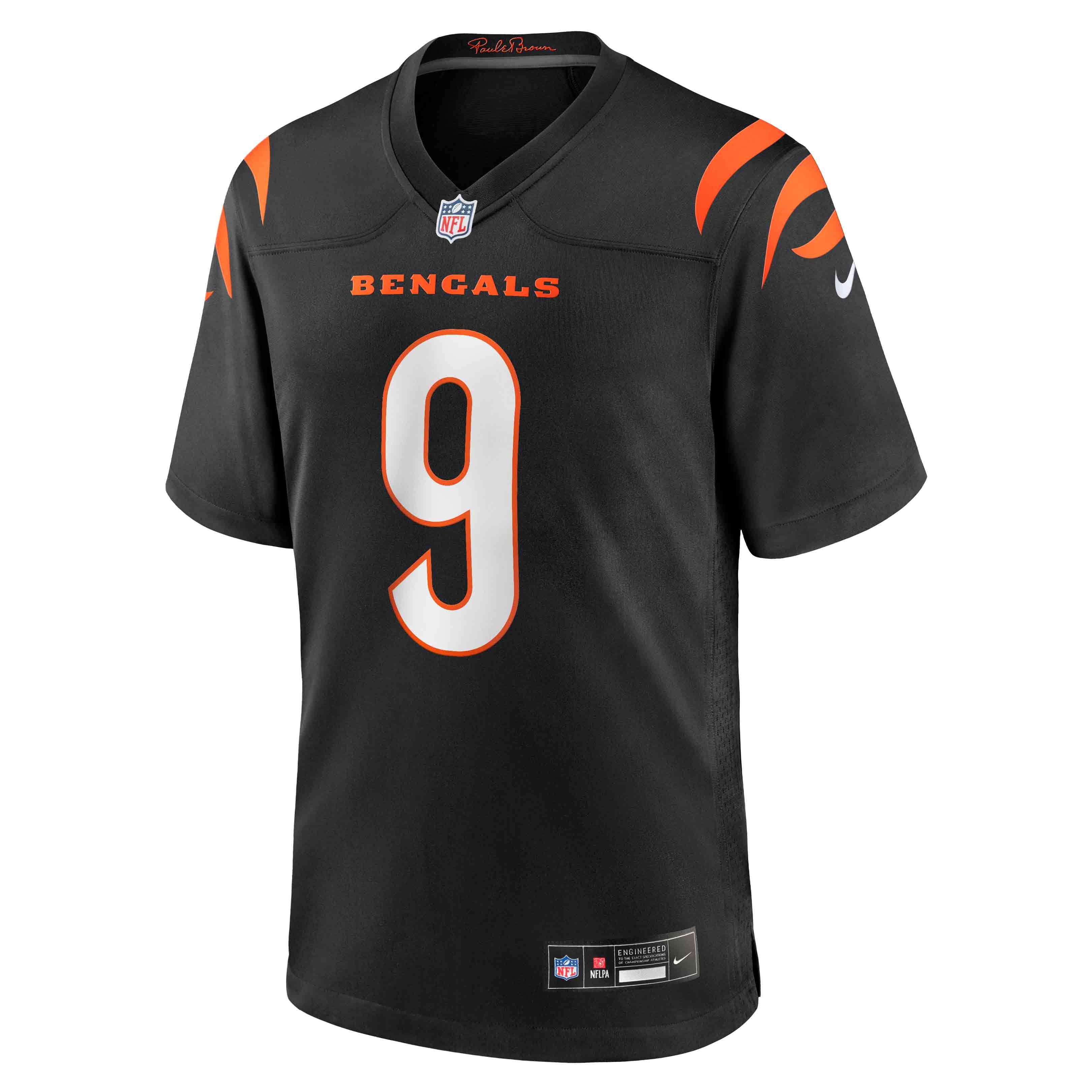 Joe Burrow Cincinnati Bengals Alternate Game Jersey - Black - Image 3