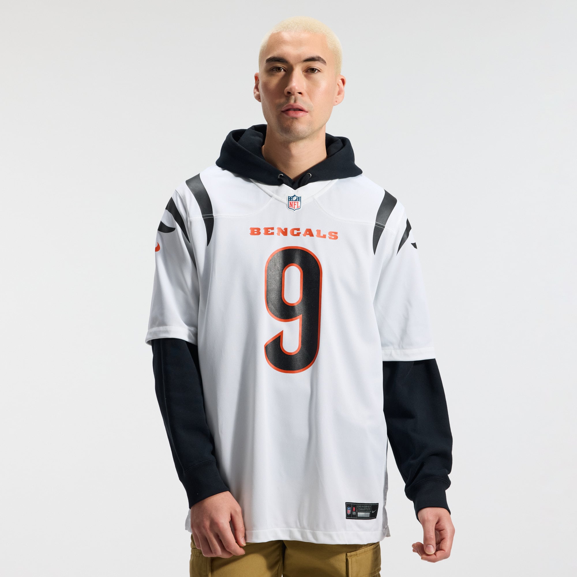 Joe Burrow Cincinnati Bengals Alternate Game Jersey - White - Image 4