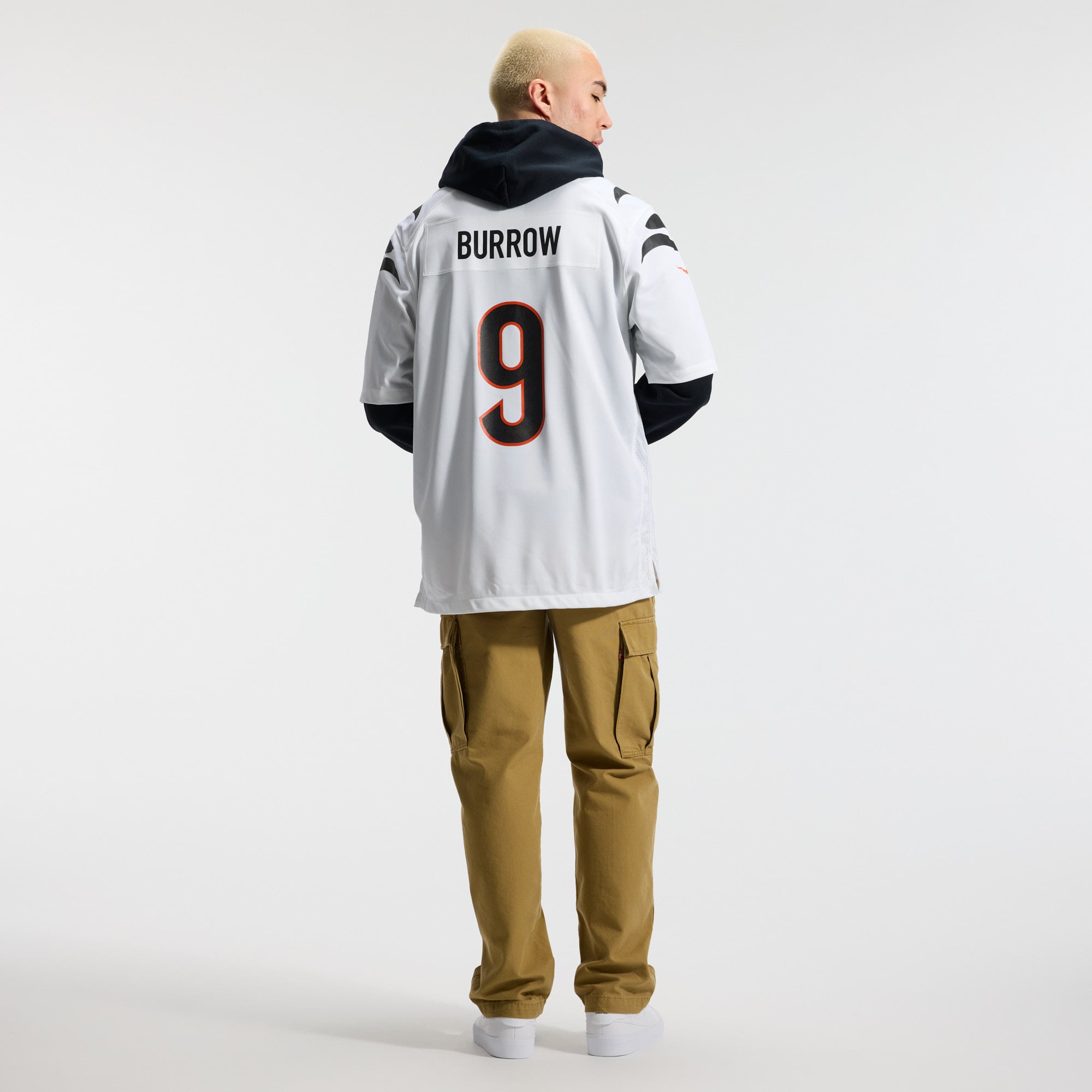Joe Burrow Cincinnati Bengals Alternate Game Jersey - White - Image 7