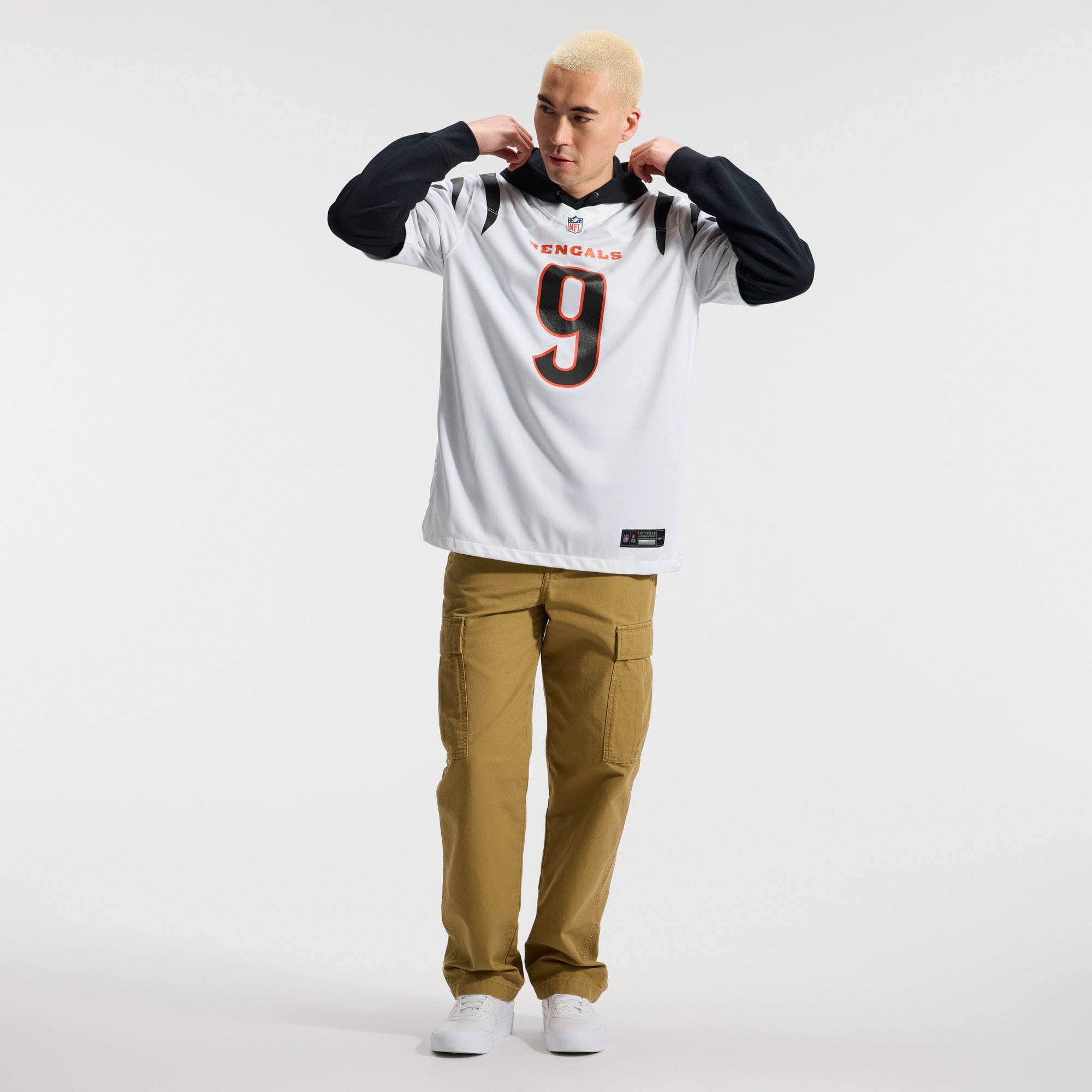Joe Burrow Cincinnati Bengals Alternate Game Jersey - White - Image 6