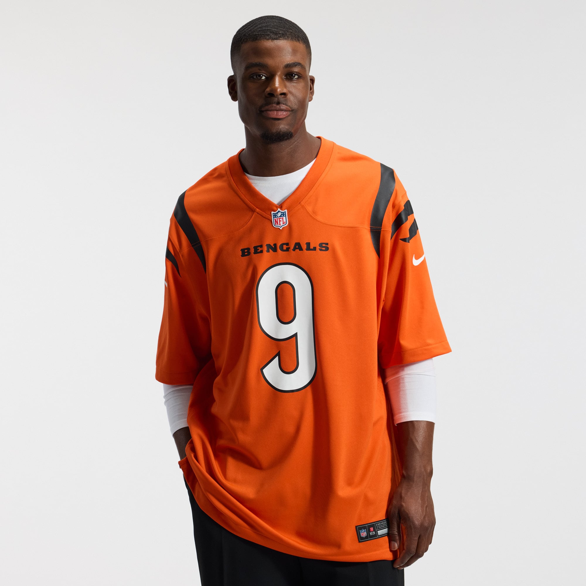 Joe Burrow Cincinnati Bengals Game Jersey - Orange - Image 4