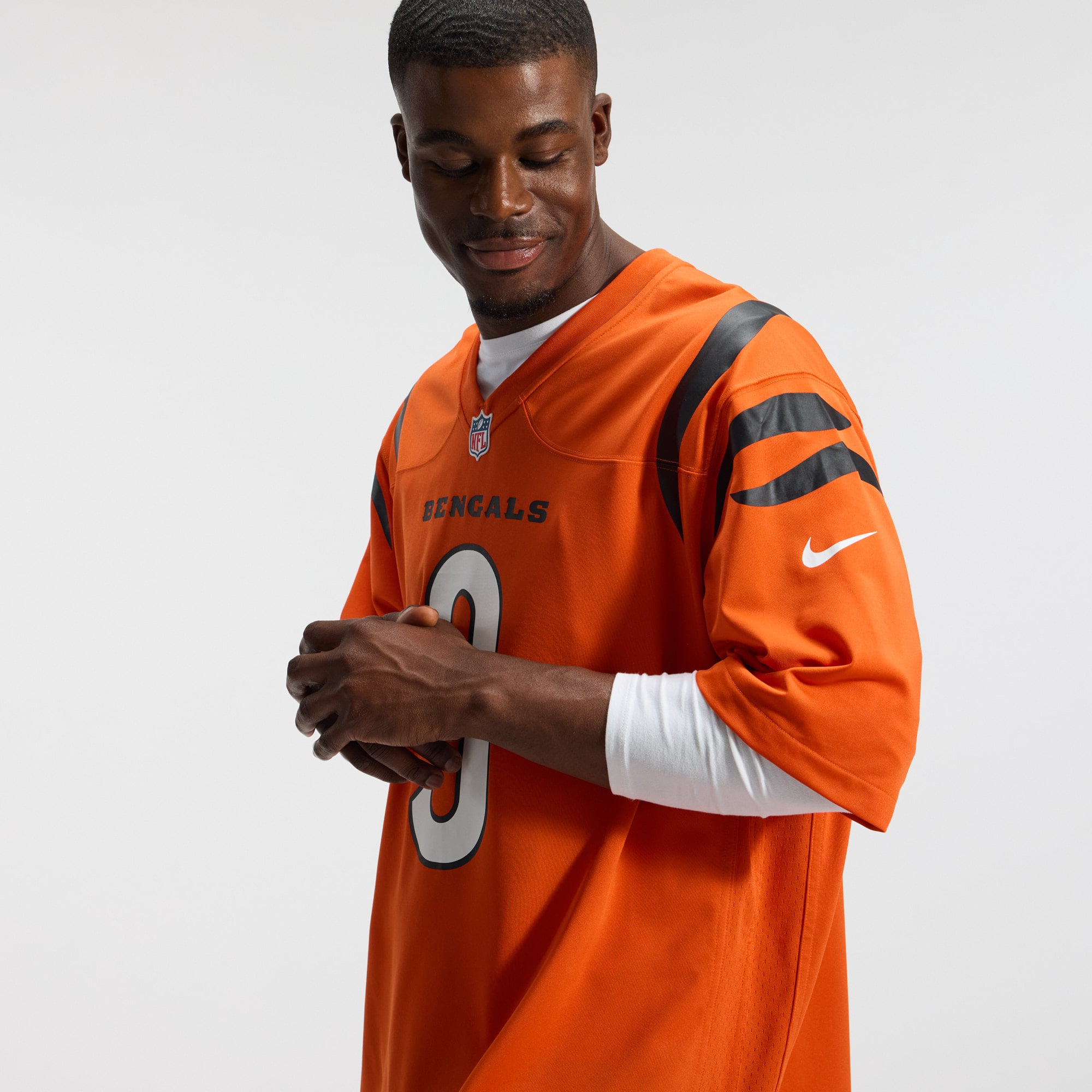Joe Burrow Cincinnati Bengals Game Jersey - Orange - Image 12