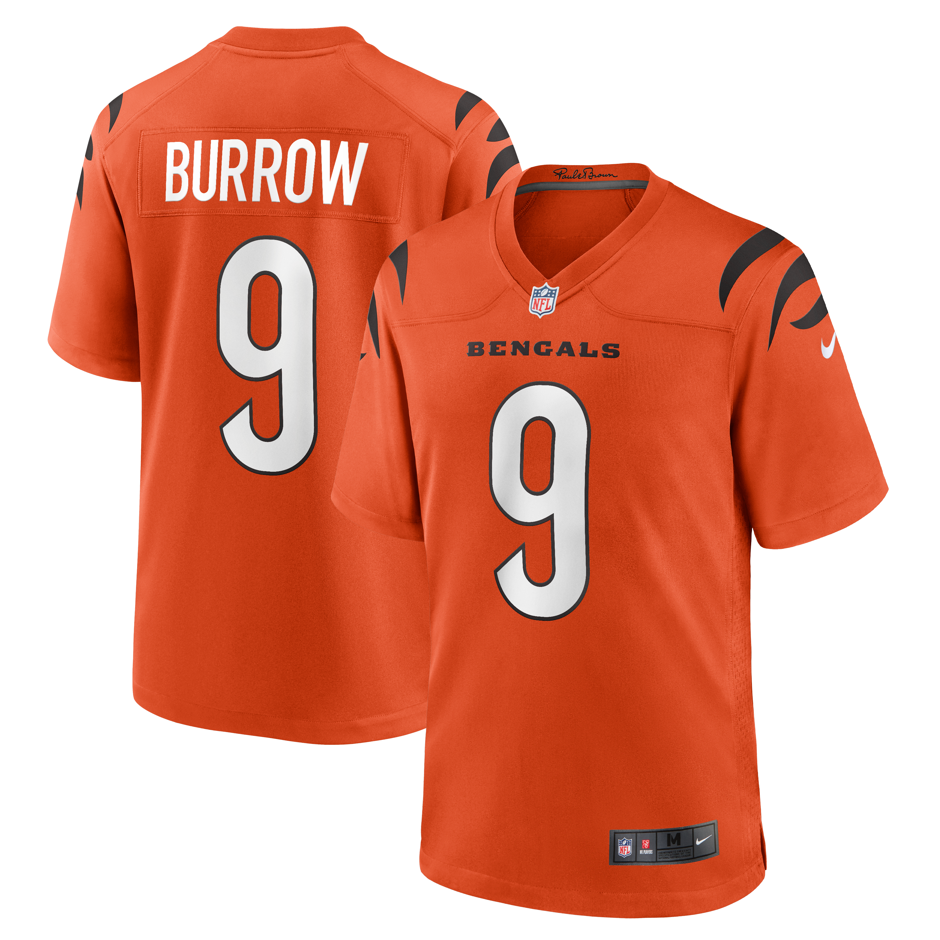 Joe Burrow Cincinnati Bengals Game Jersey - Orange - Image 2