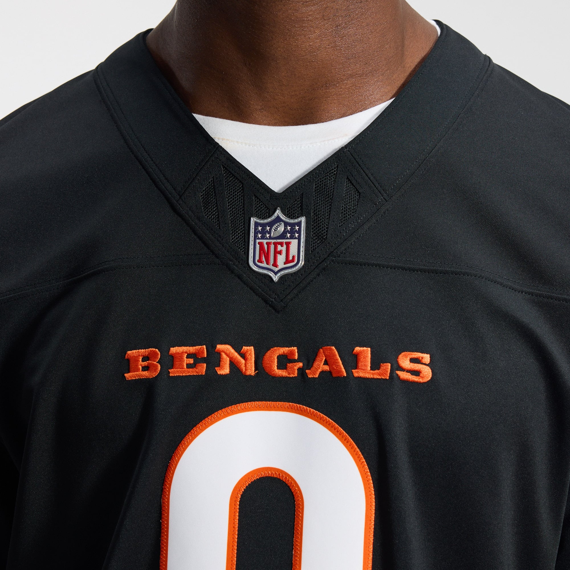 Joe Burrow Cincinnati Bengals Team Vapor F.U.S.E. Stitched Limited Jersey - Black - Image 10