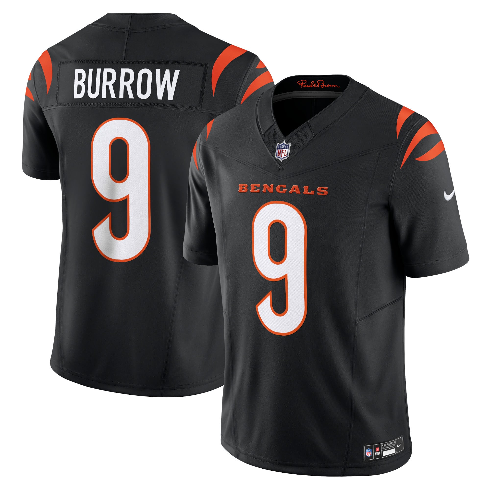 Joe Burrow Cincinnati Bengals Vapor F.U.S.E. Limited Jersey - Black - Image 2