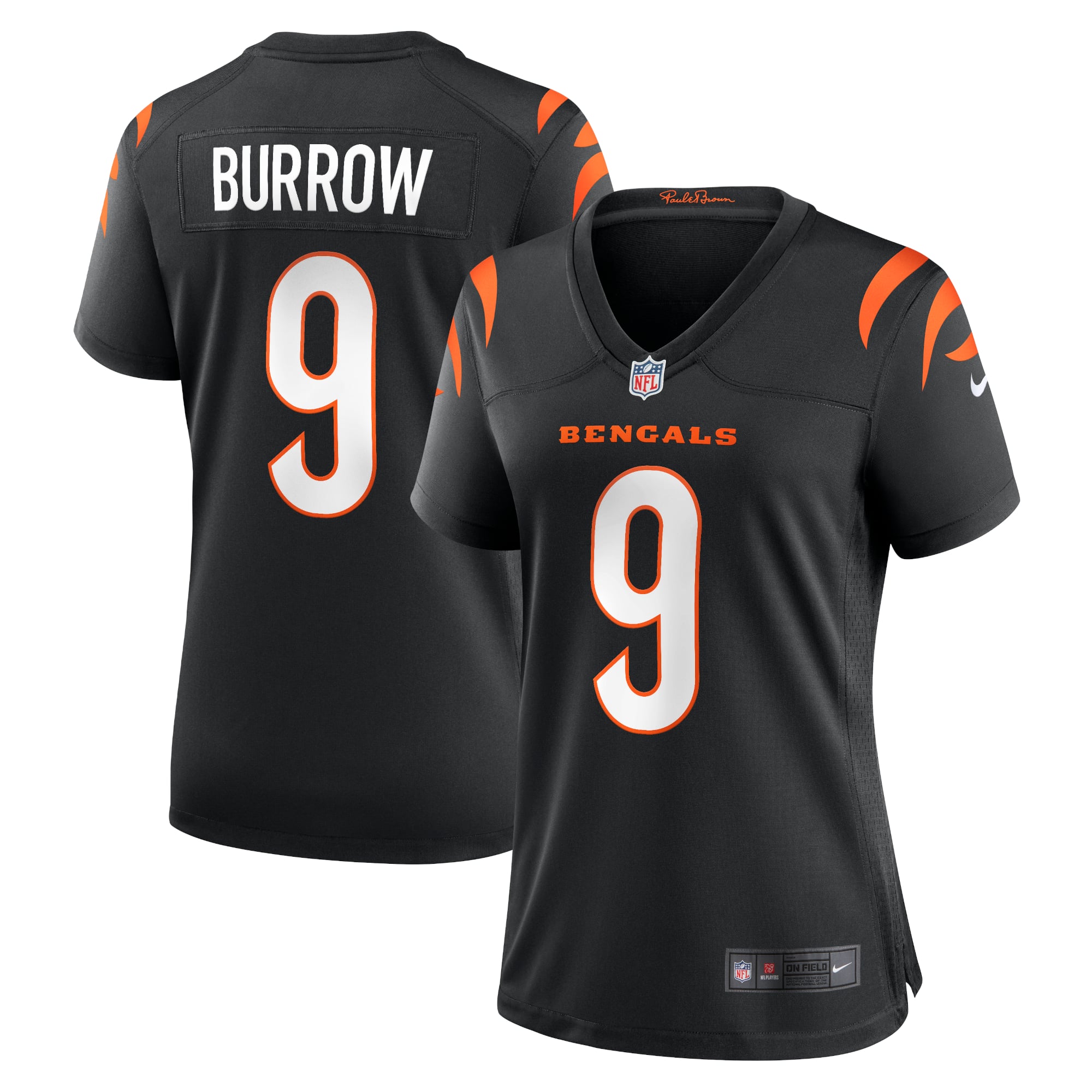 Joe Burrow Cincinnati Bengals Women's Player Game Jersey - Black - Image 2
