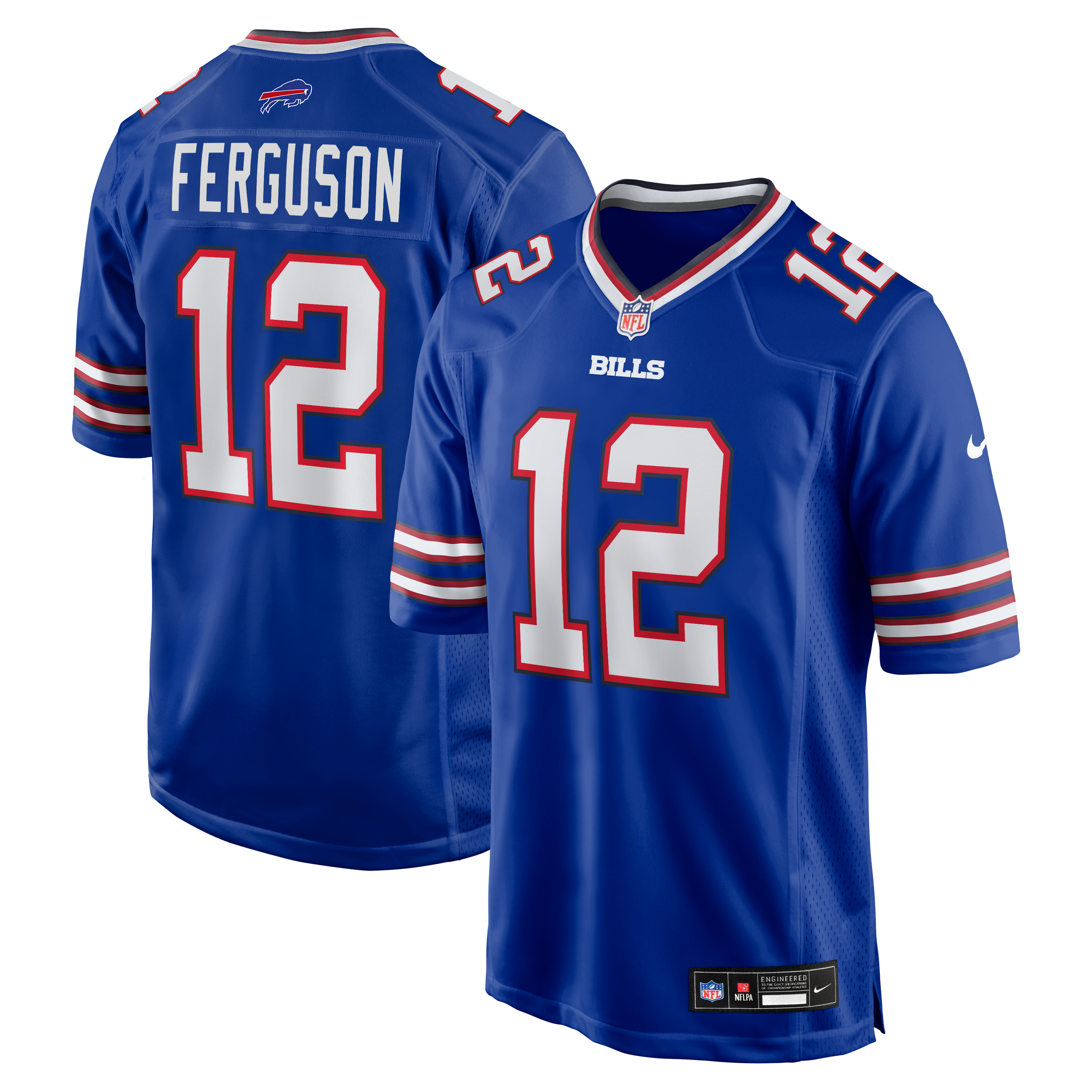 Joe Ferguson Buffalo Bills Game Retired Player Jersey - Royal
