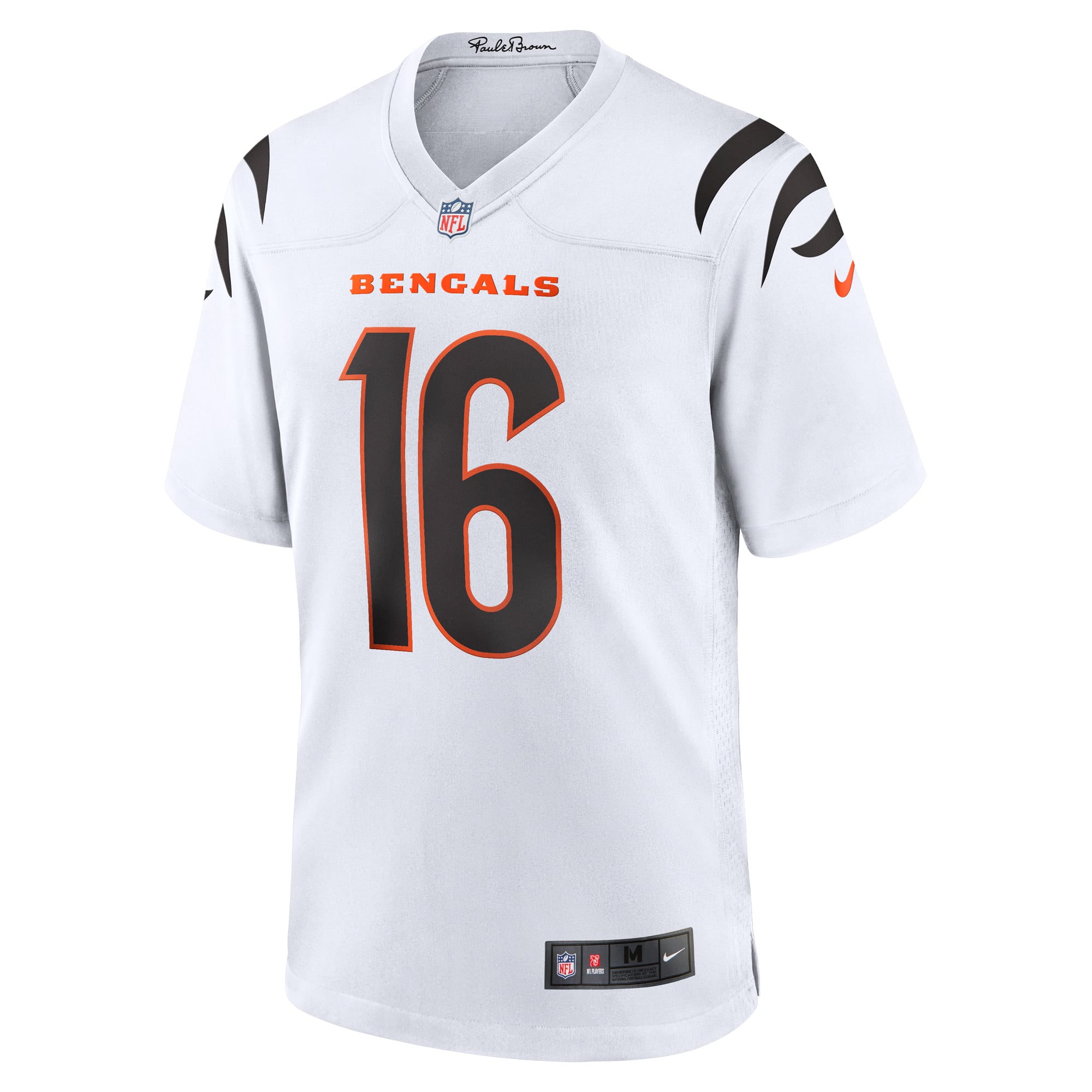 Joe Flacco Cincinnati Bengals Game Jersey - White - White - Image 3