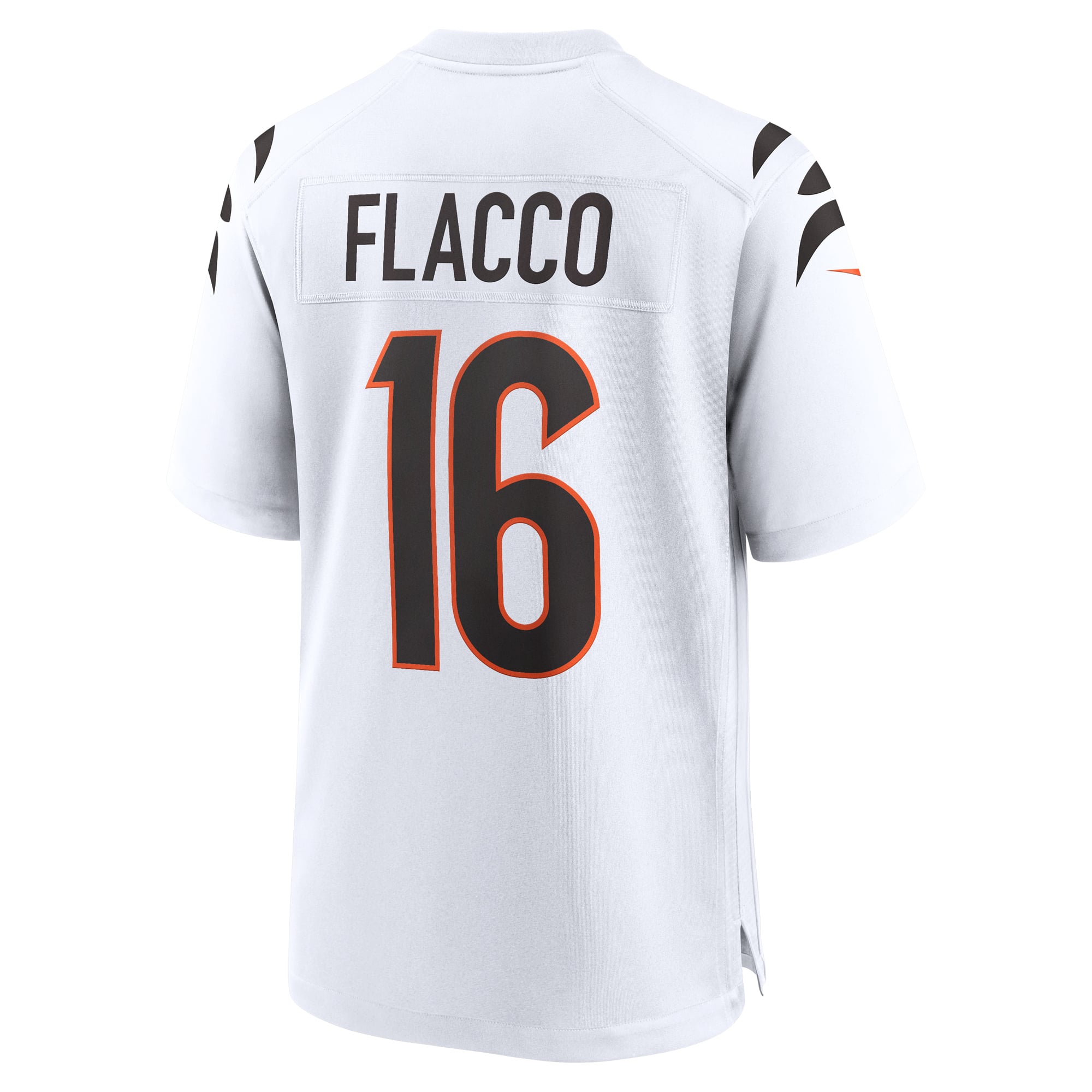 Joe Flacco Cincinnati Bengals Game Jersey - White - White - Image 4