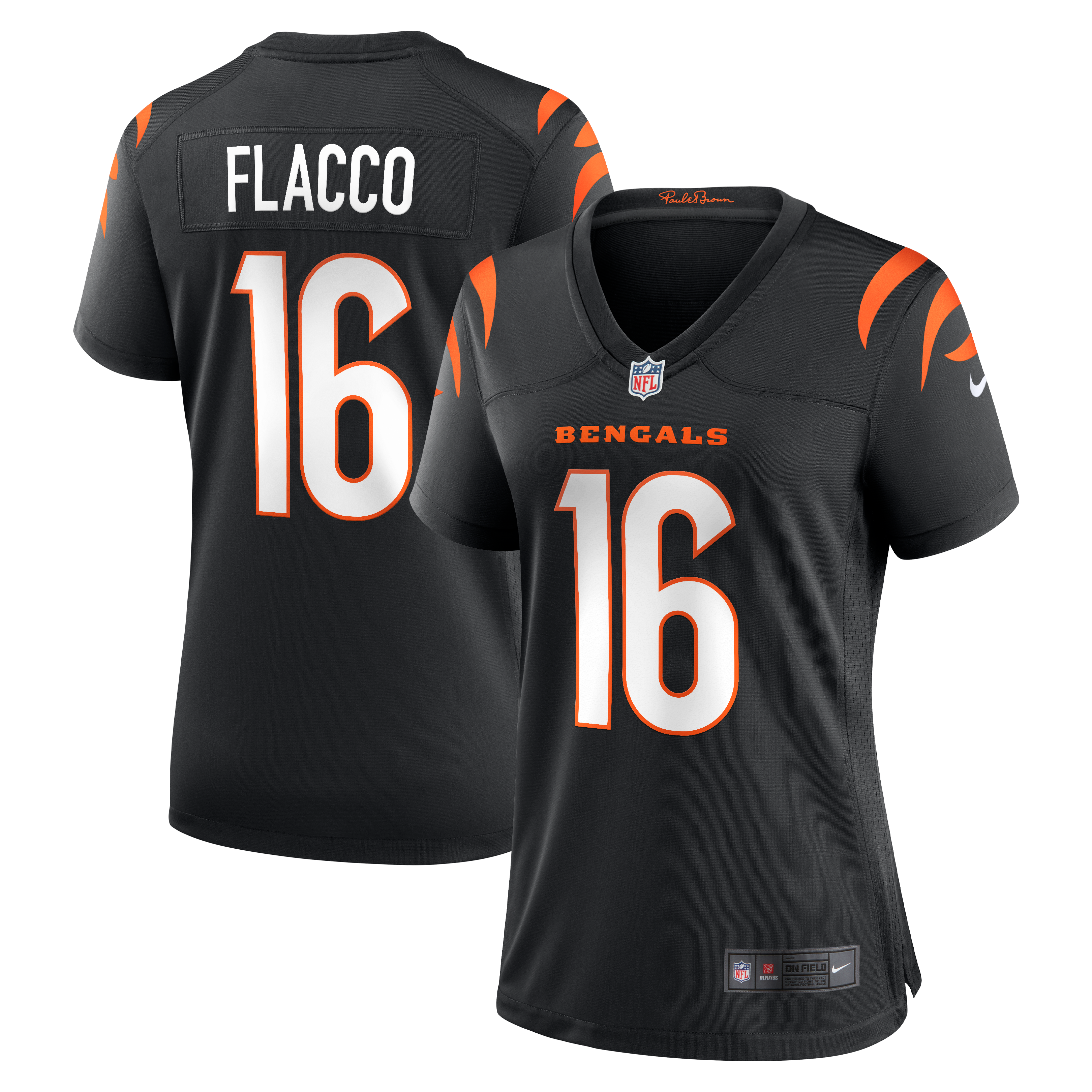 Joe Flacco Cincinnati Bengals Women's Team Game Jersey - Black - Image 2
