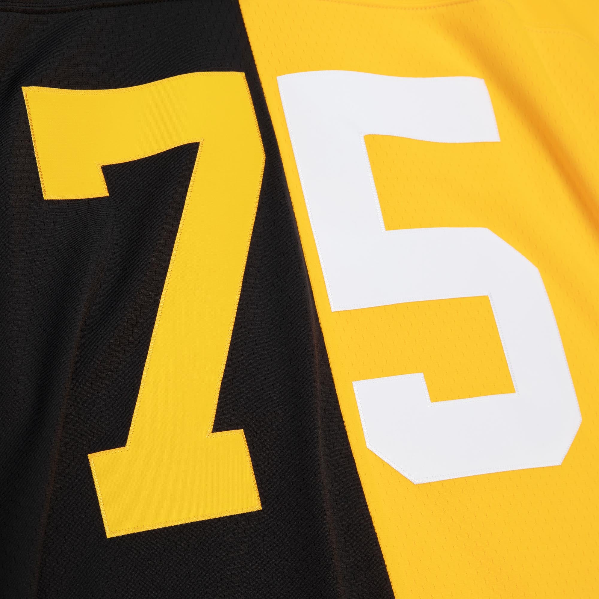 Joe Greene Pittsburgh Steelers 1976 Split Legacy Jersey - Black/Gold - Image 6