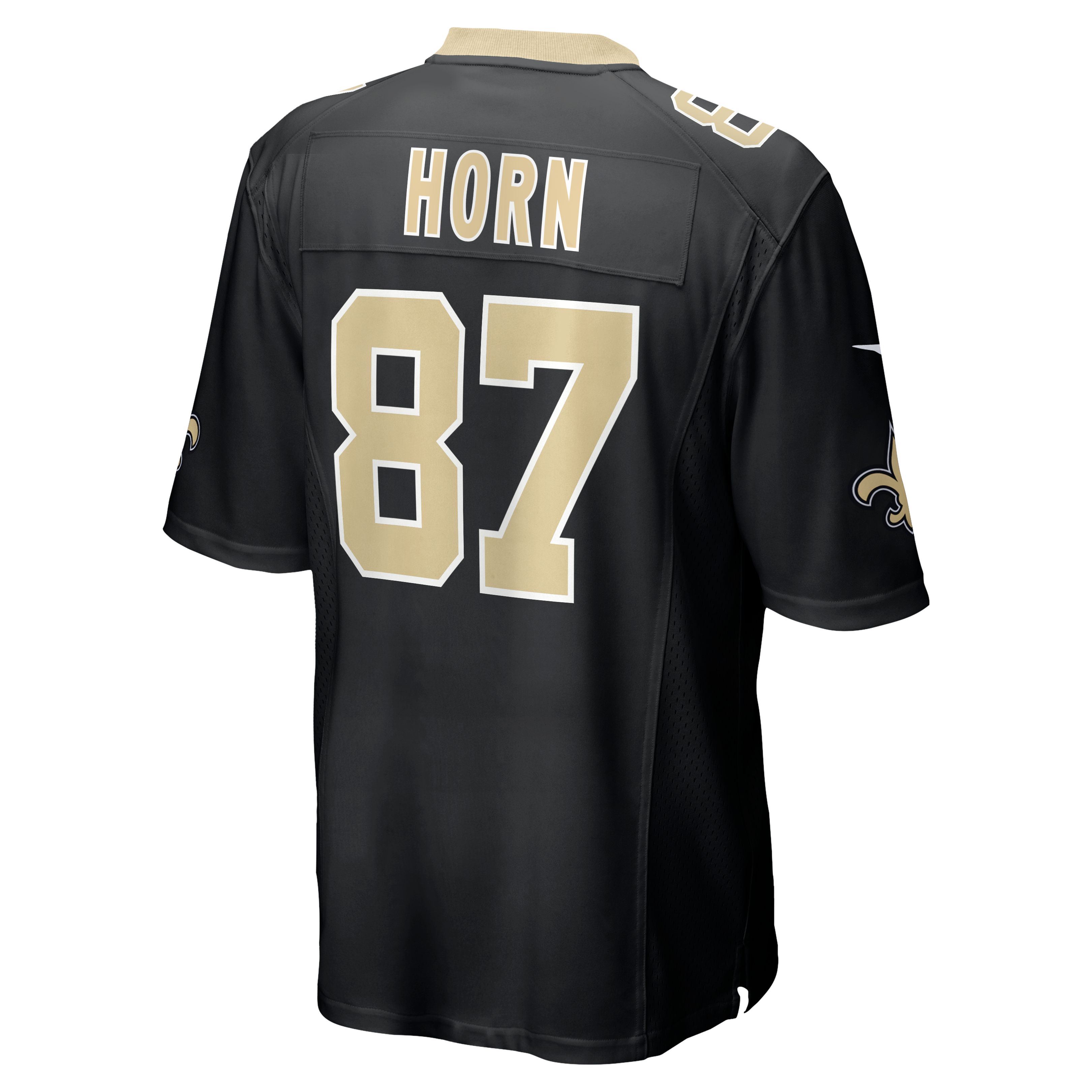 Joe Horn New Orleans Saints Game Retired Player Jersey - Black - Image 4
