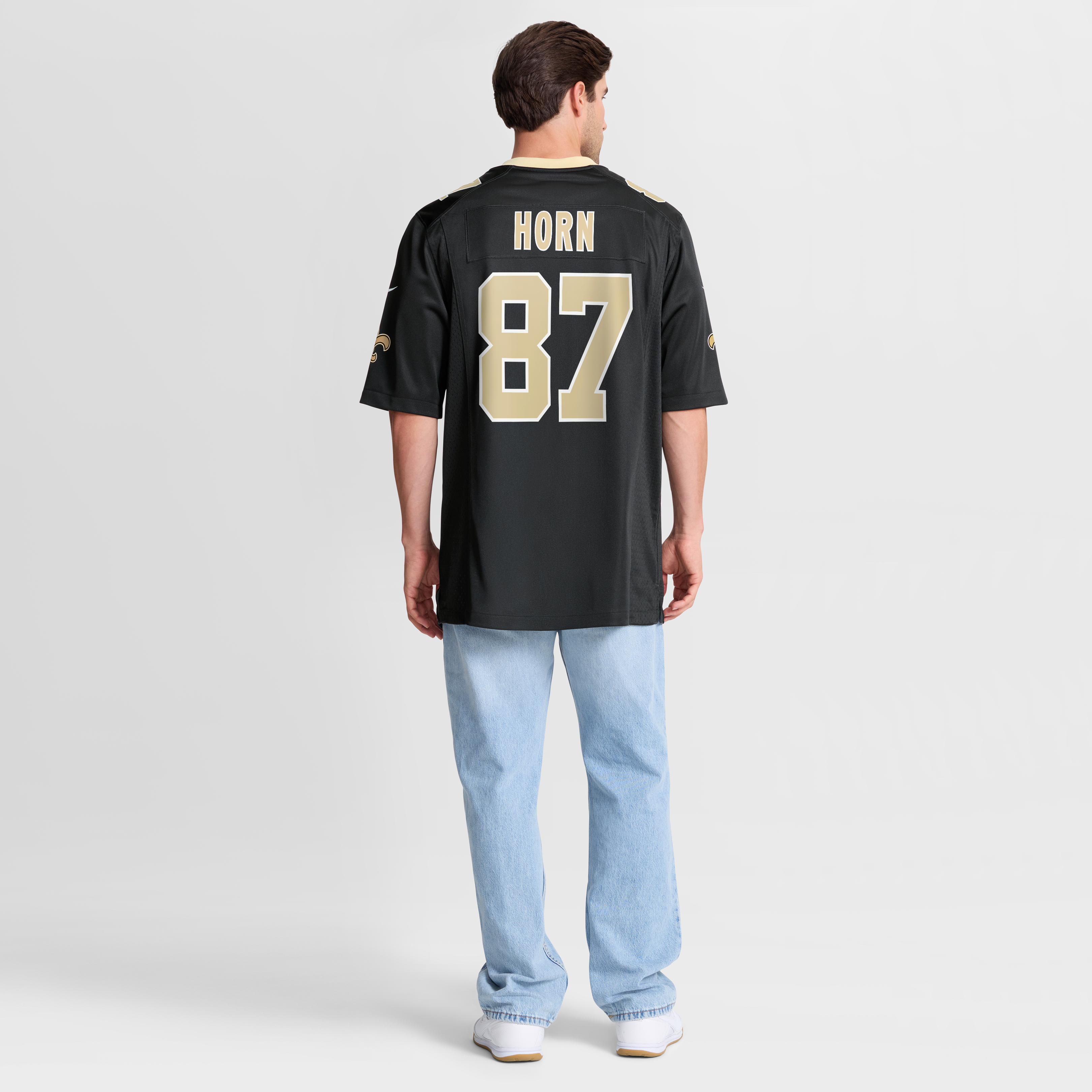 Joe Horn New Orleans Saints Game Retired Player Jersey - Black - Image 9