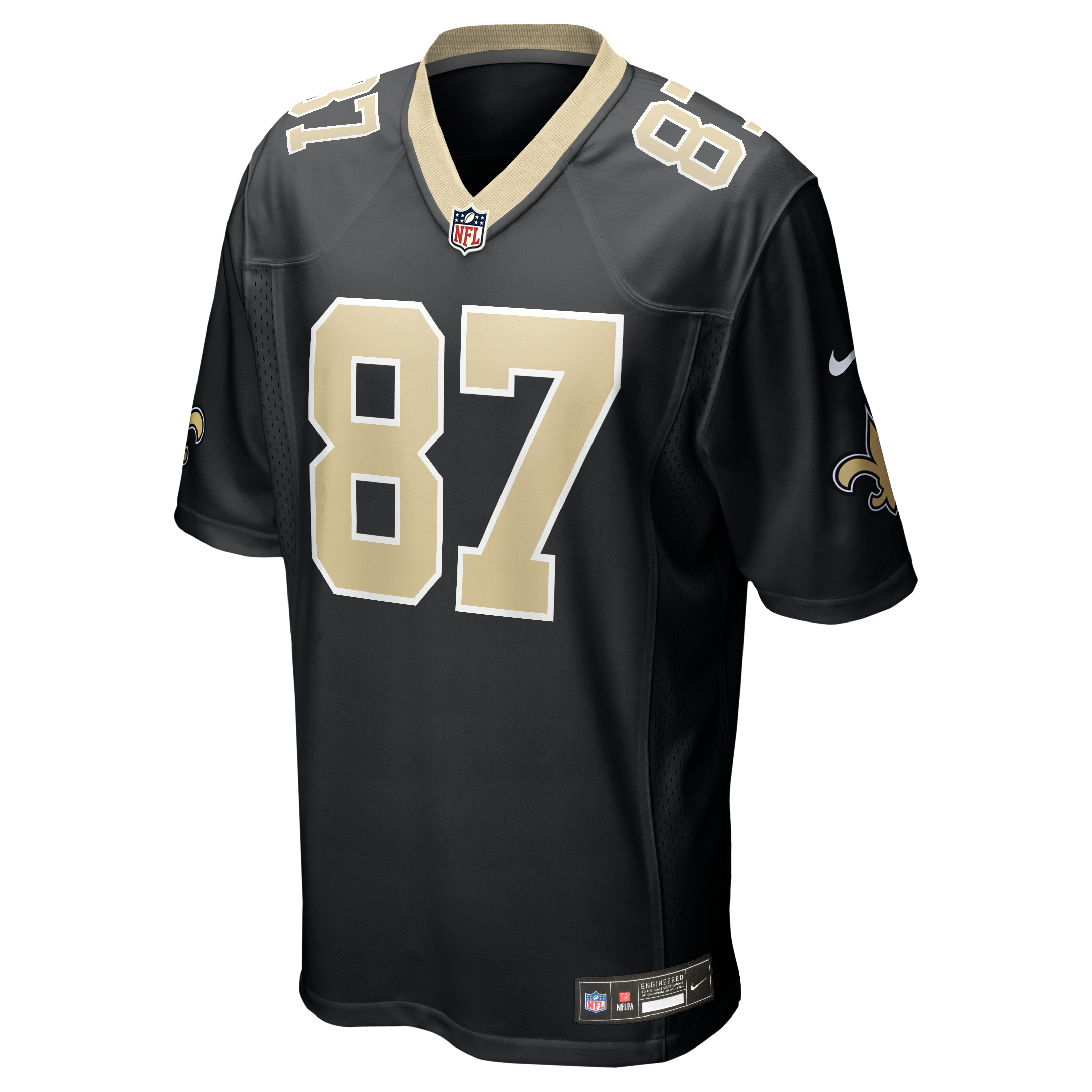 Joe Horn New Orleans Saints Game Retired Player Jersey - Black - Image 3