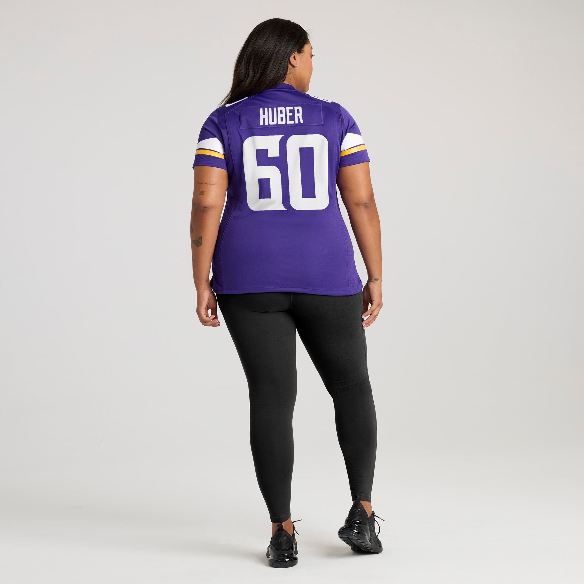 Joe Huber Minnesota Vikings Women's Team Game Jersey - Purple - Image 8