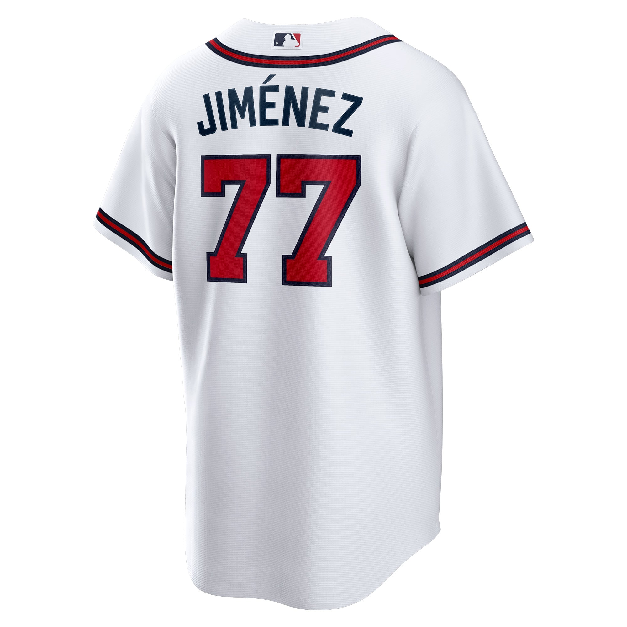 Joe Jiménez Atlanta Braves Home Player Jersey - White - Image 4