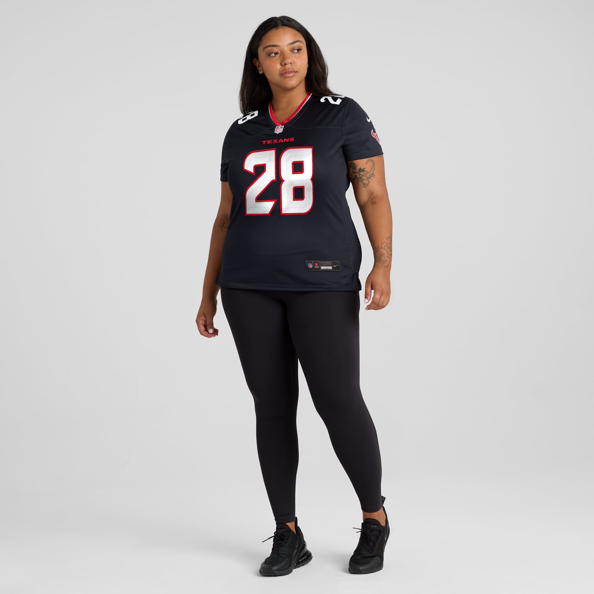 Joe Mixon Houston Texans Women's Game Jersey - Navy - Image 7