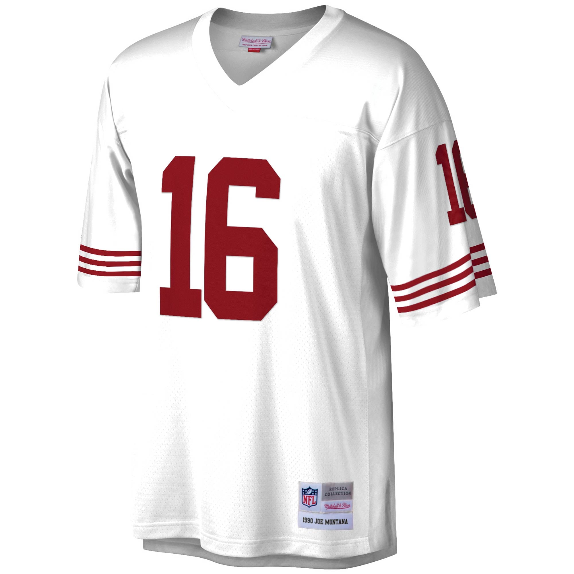 Joe Montana San Francisco 49ers 1990 Legacy Jersey - White - Image 3