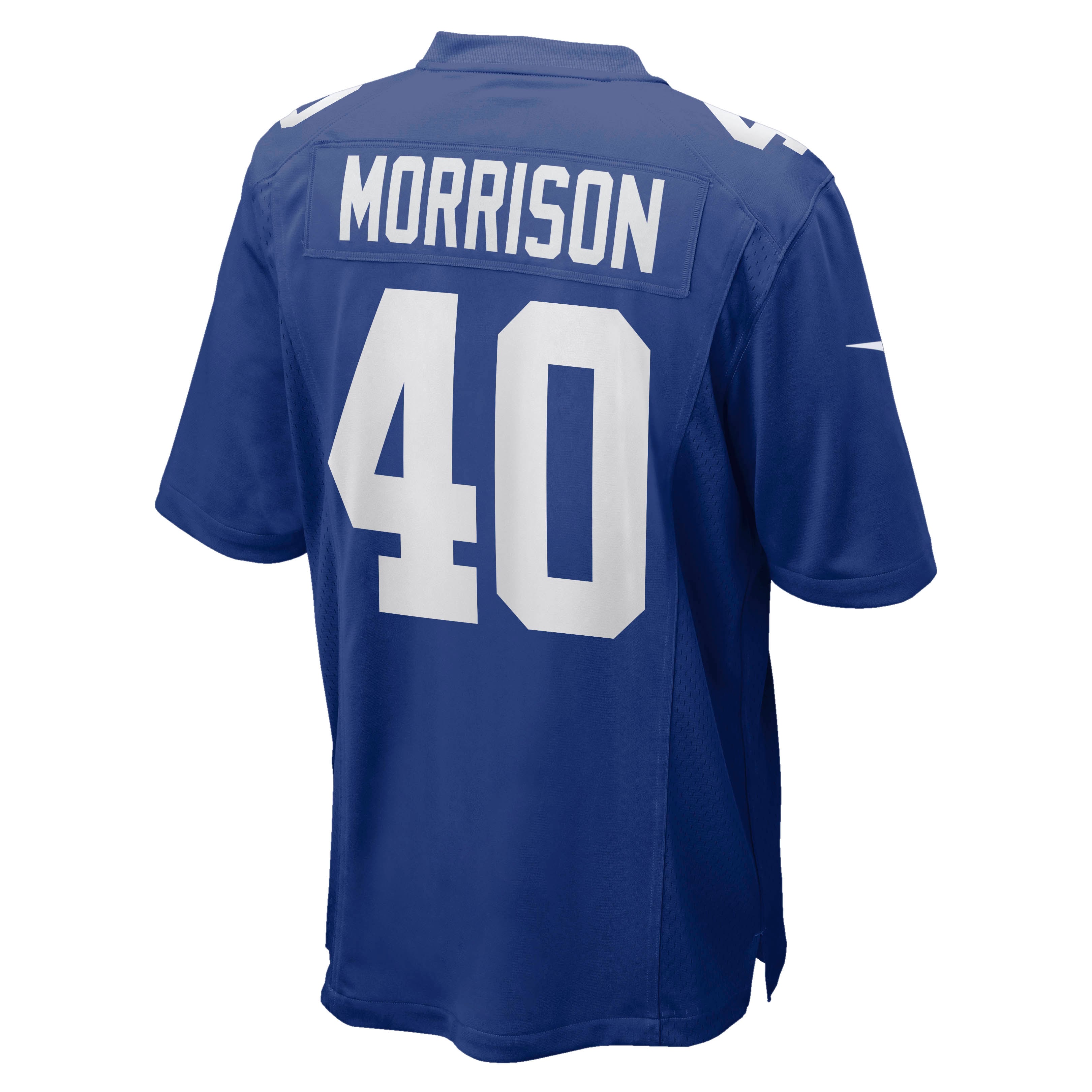 Joe Morrison New York Giants Retired Player Jersey - Royal - Image 4